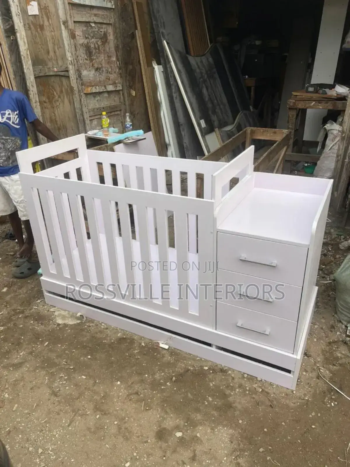 Baby Crib / Cots With Kiddies Mattress