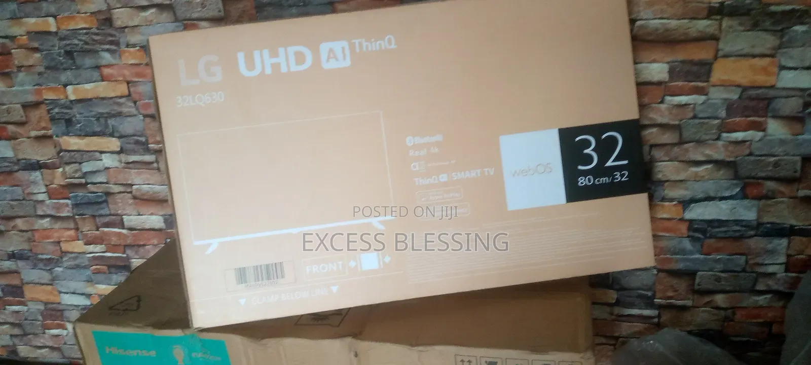 Original LG 32" Frameless Smart Television+ Wi-Fi-32lq600