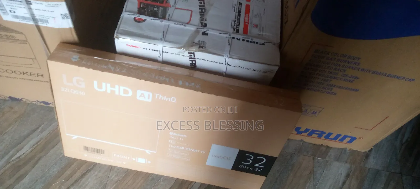 Frameless 32" Smart LG TV+Youtube_32lq630