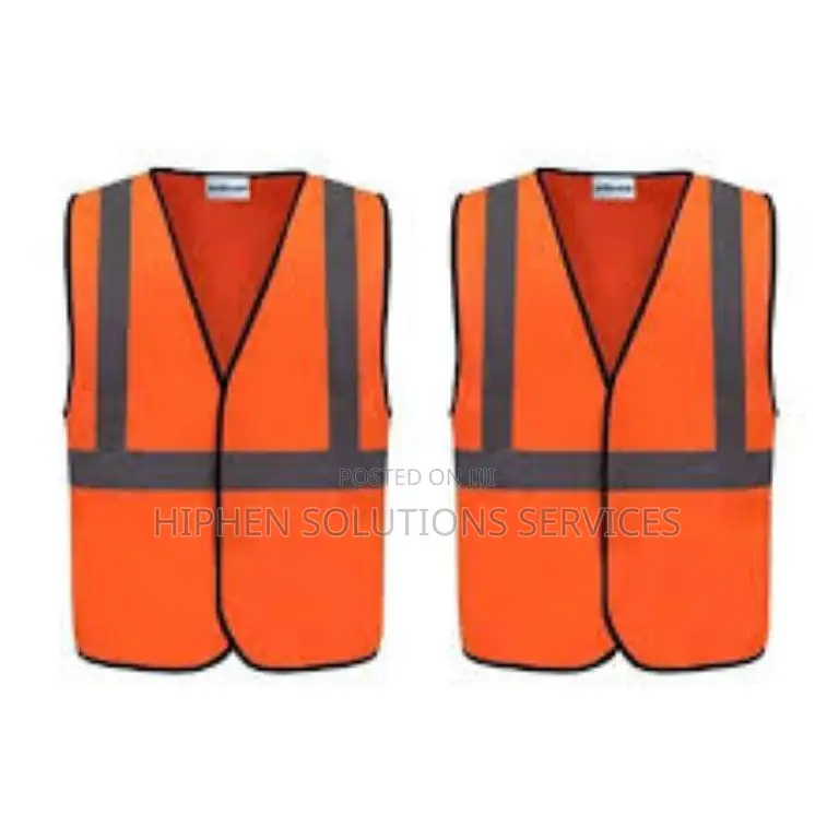 Orange Reflective Vest Safety Working