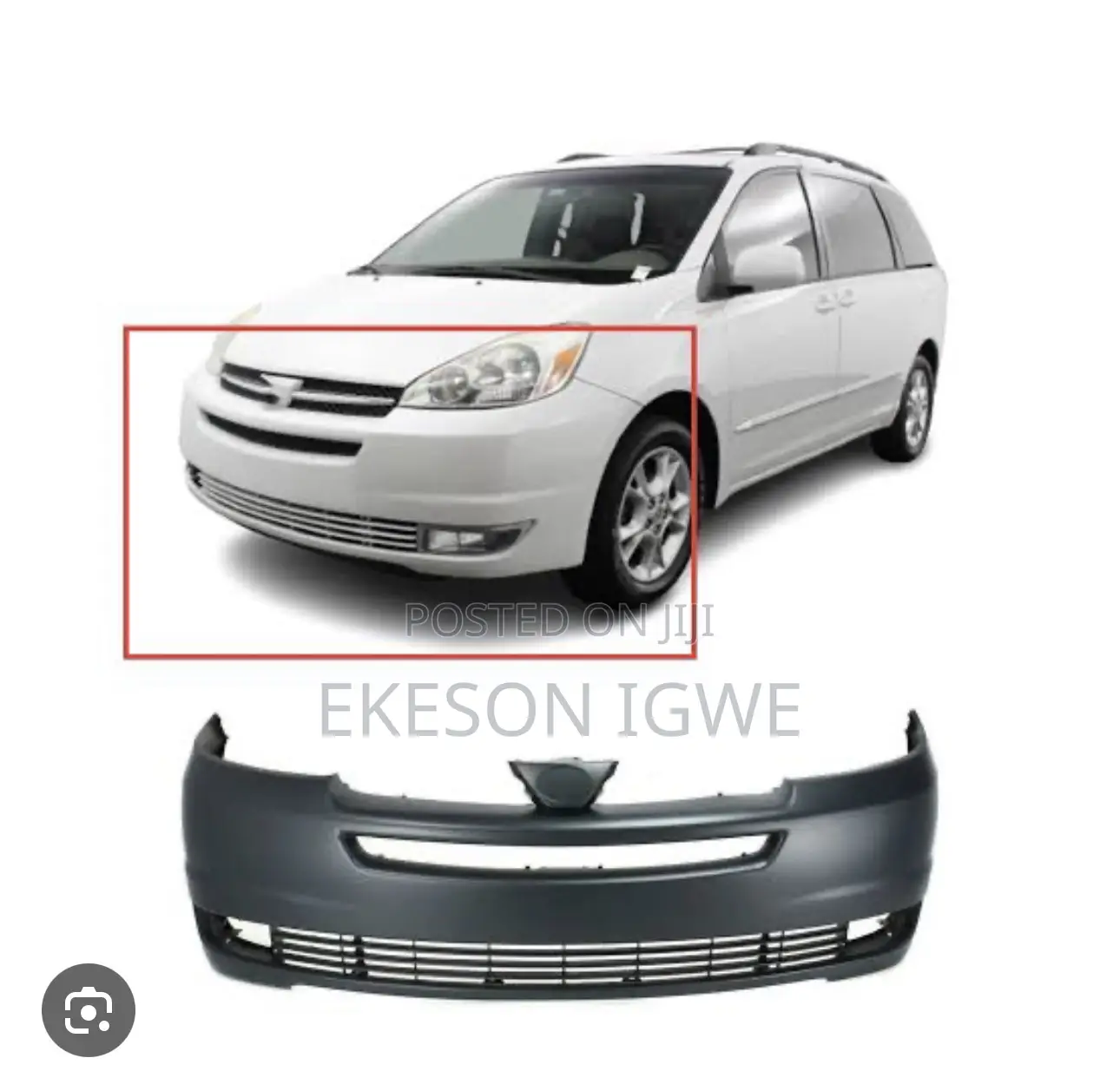 Front Bumper Toyota Sienna 2004-05