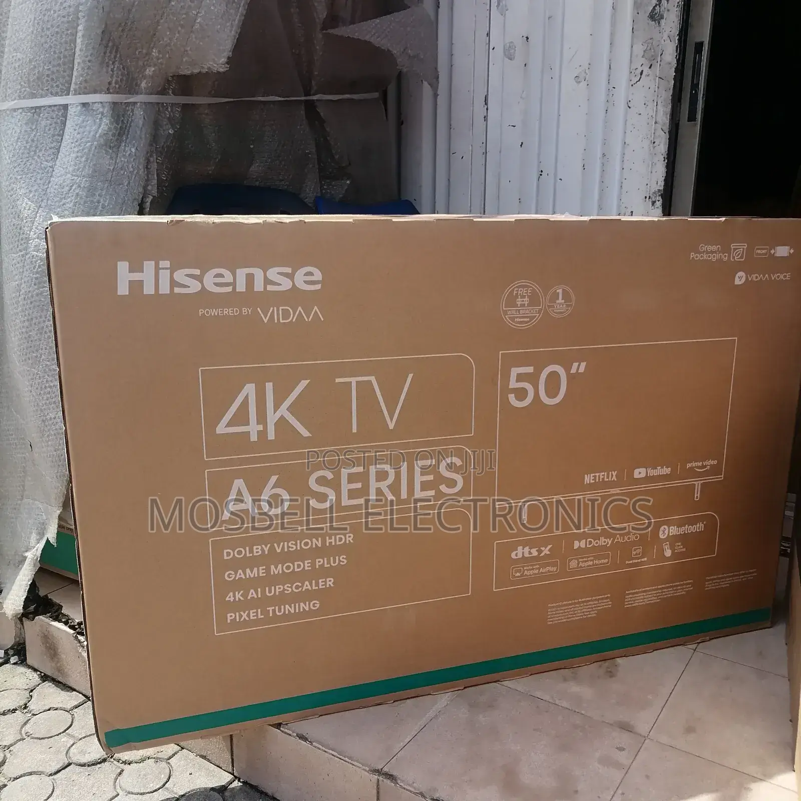 50 Inches Hisense Smart Tv 50a6n