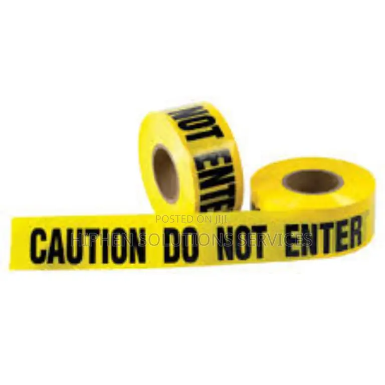 Yellow/Black - Caution Tape