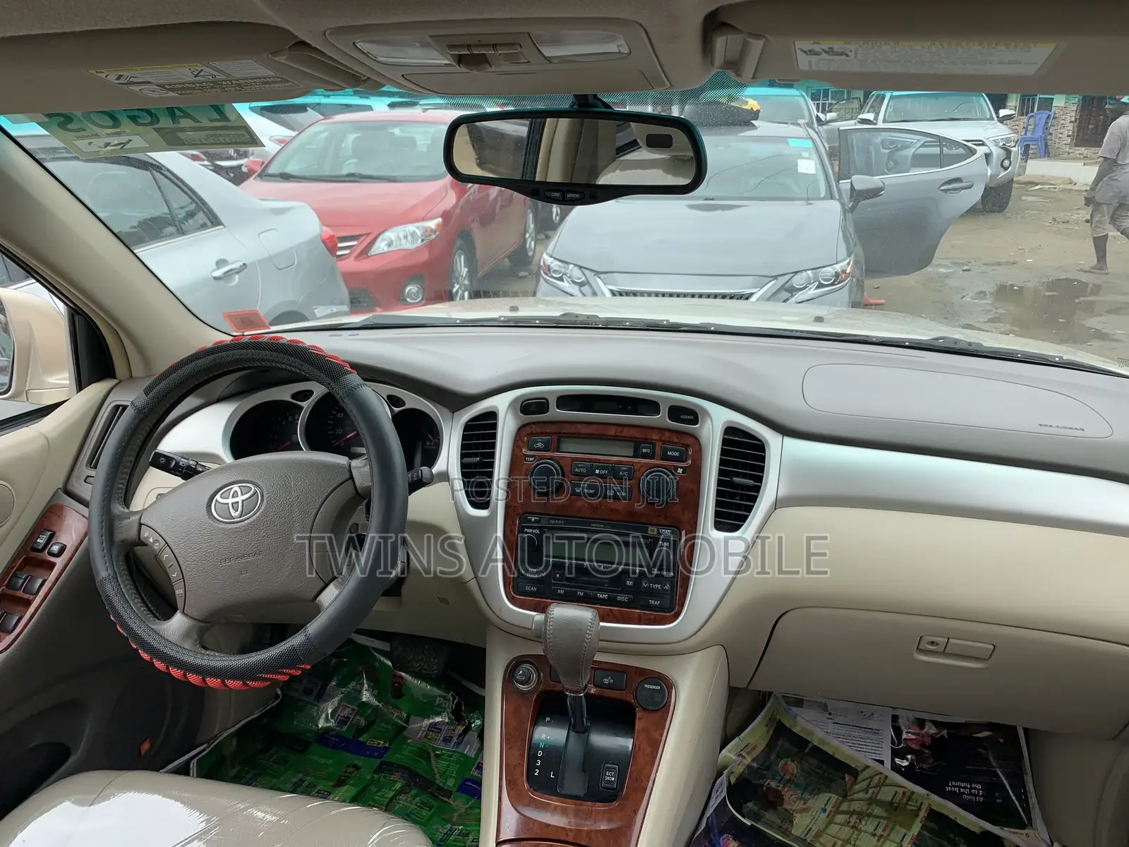 Toyota Highlander Limited V6 2007 Gold