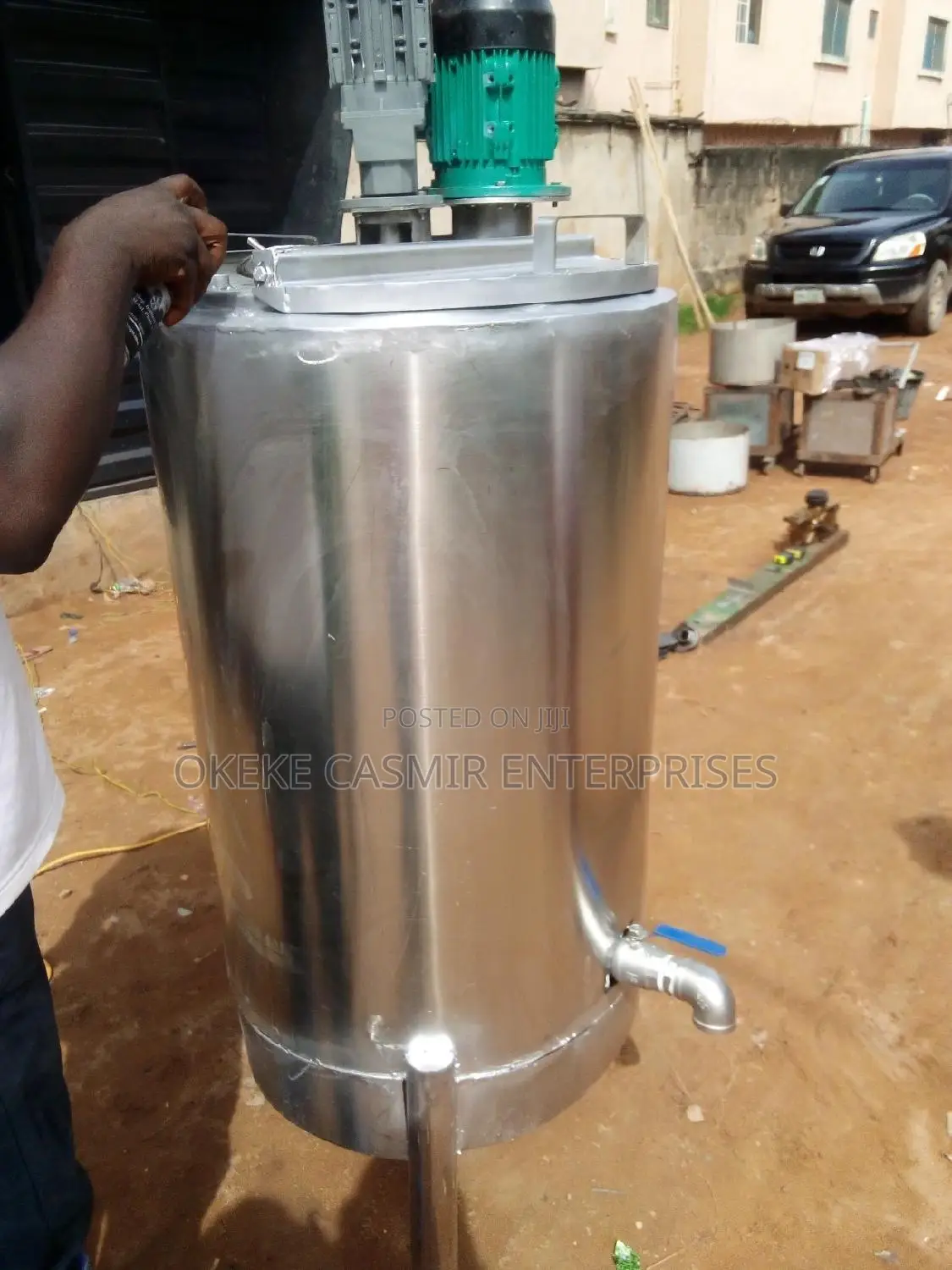 Pasteurizer Mixer Tank 200L