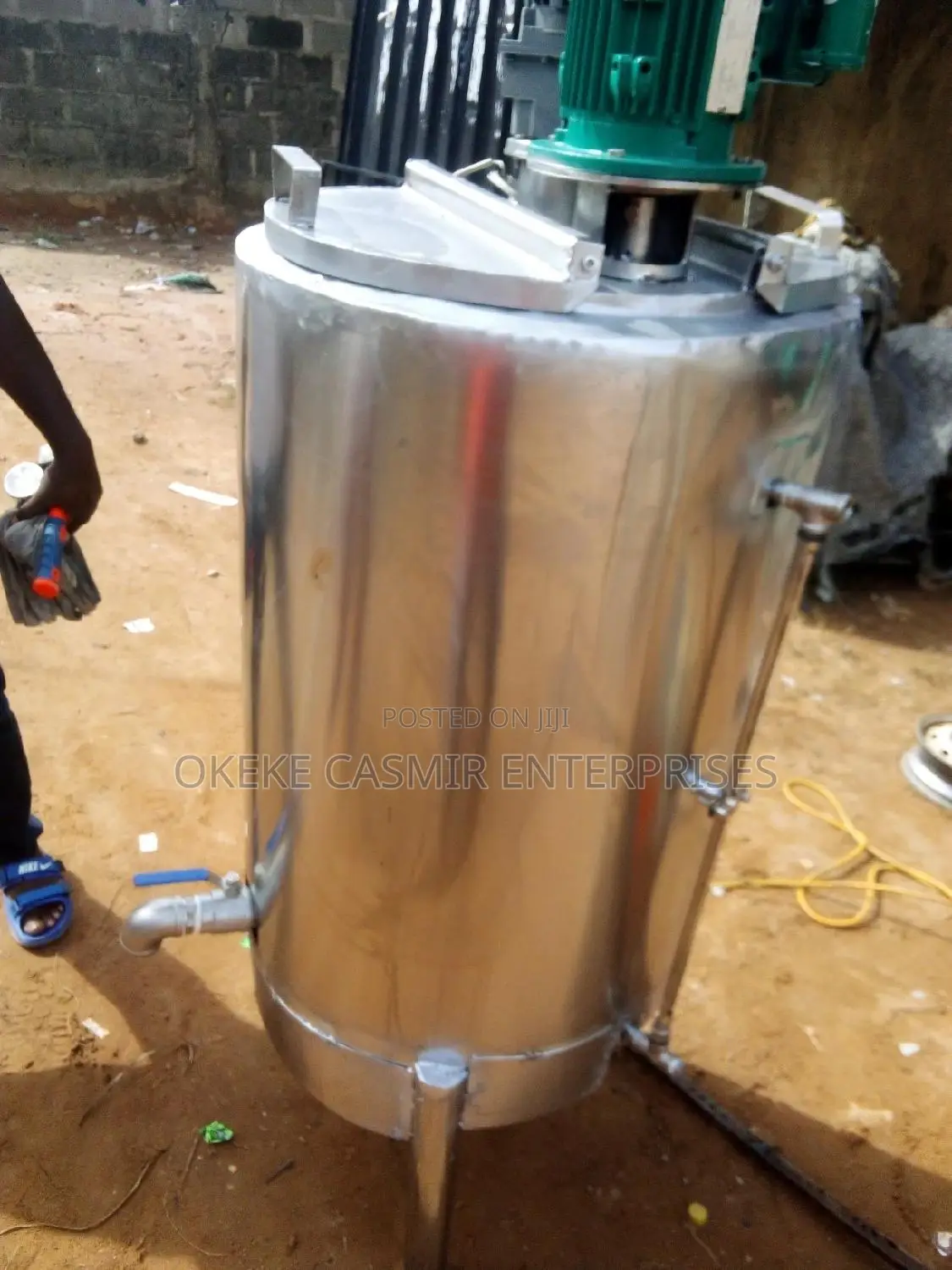 Pasteurizer Mixer Tank 200L
