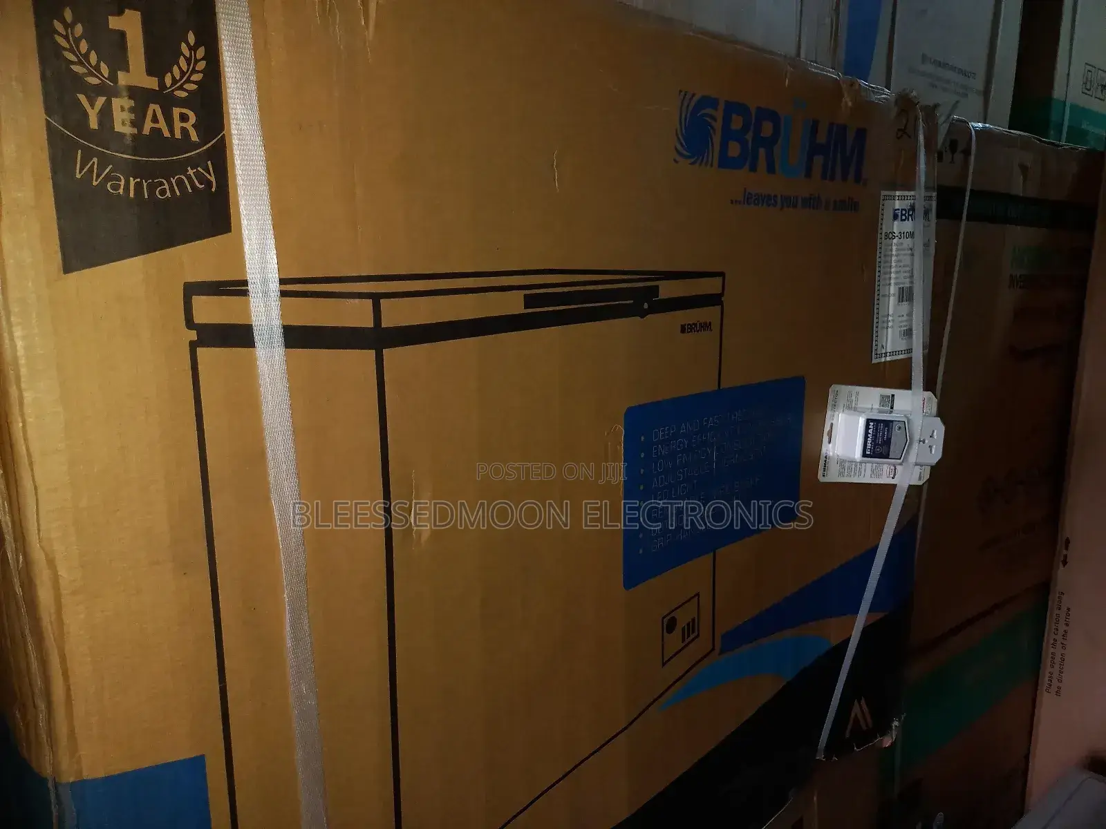 Bruhm Italian Inverter Chest Freezer for Ice Blocks 400L