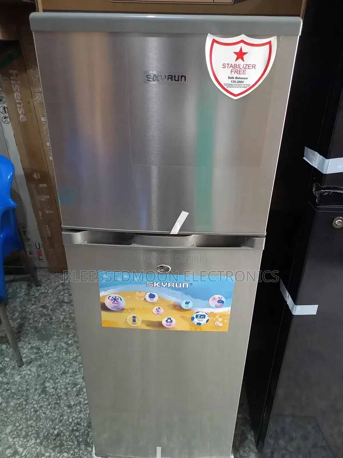 Skyrun Stabiliser Free Standing Fridge 3 Years Warranty
