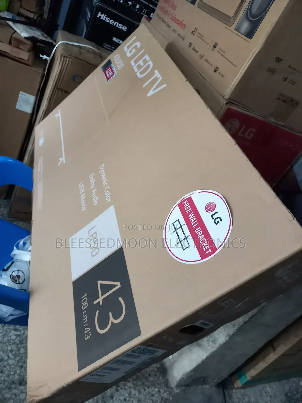 LG Inverter Television 43 Inches Frame Less Body 2 Years G