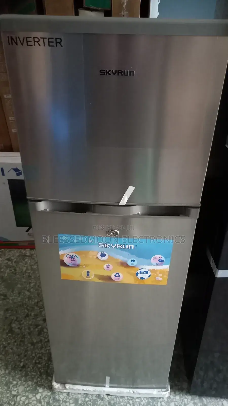 Skyrun Inverter Standing Fridge Expertcooling Model 3 Yrs W