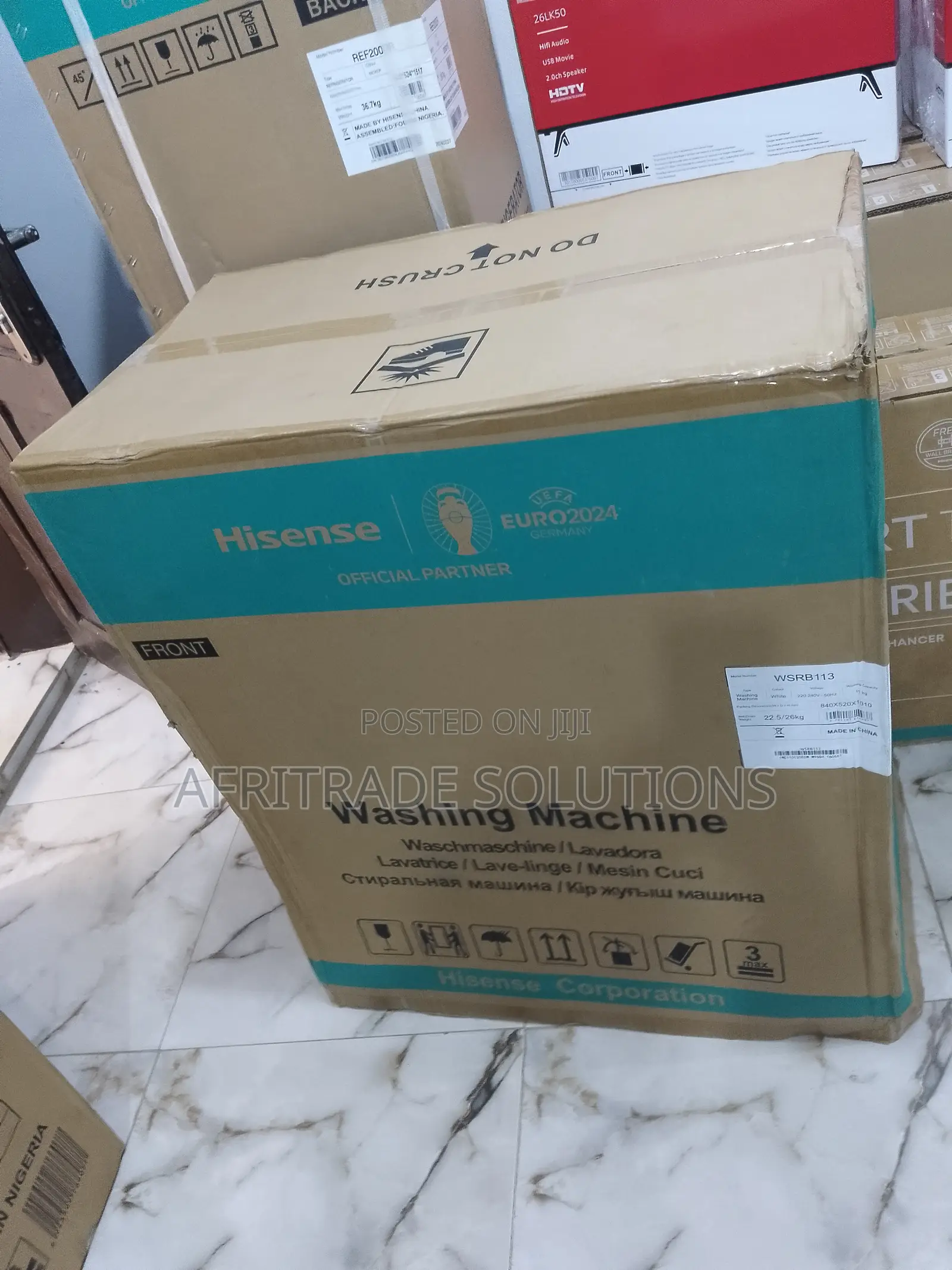 Brand New Hisense Quality Washing Machine 11kg Wsrb113