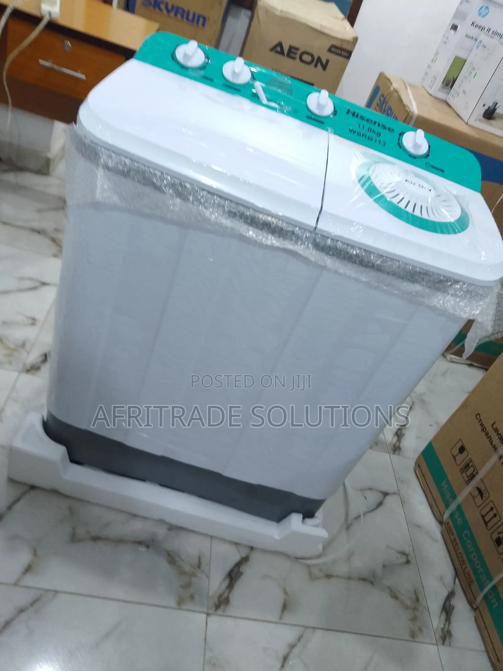 Hisense Semi-Auto Washing Machine 11kg- Wsrb113_ Wash Spin