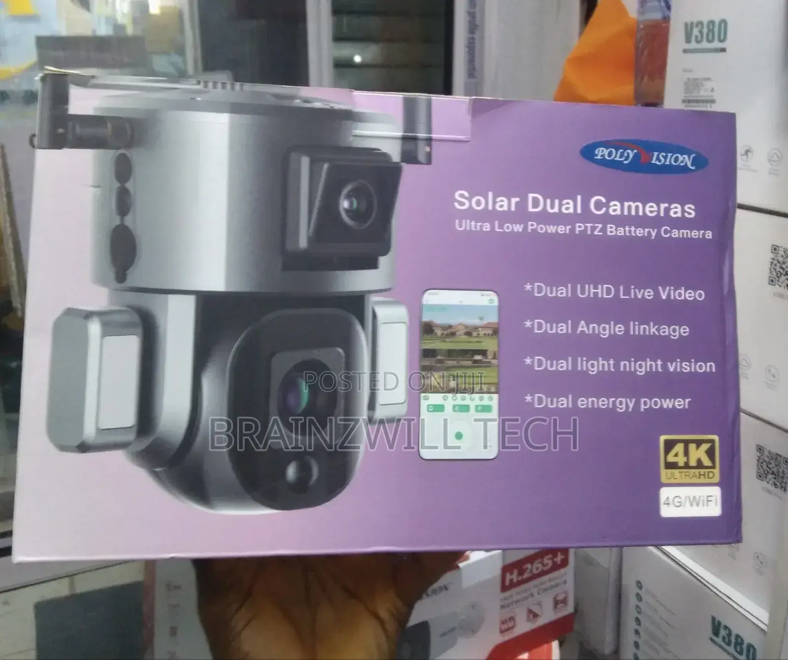 Niview Hd Dual Lens Solar Camera (Model: Y5)