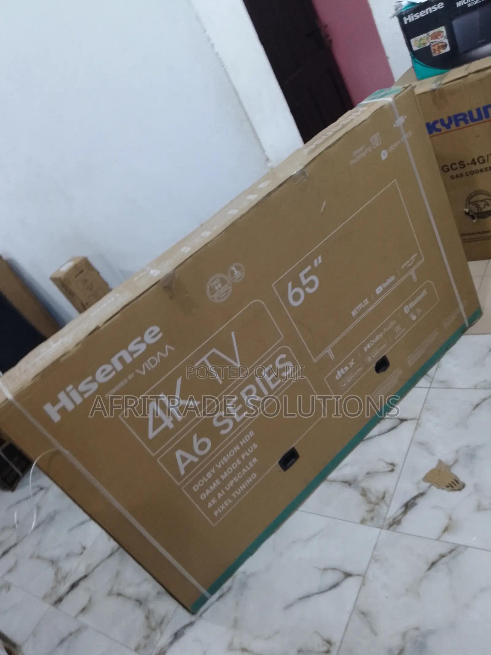 Hisense 65" Uhd Smart Tv- Netflix, Prime Video