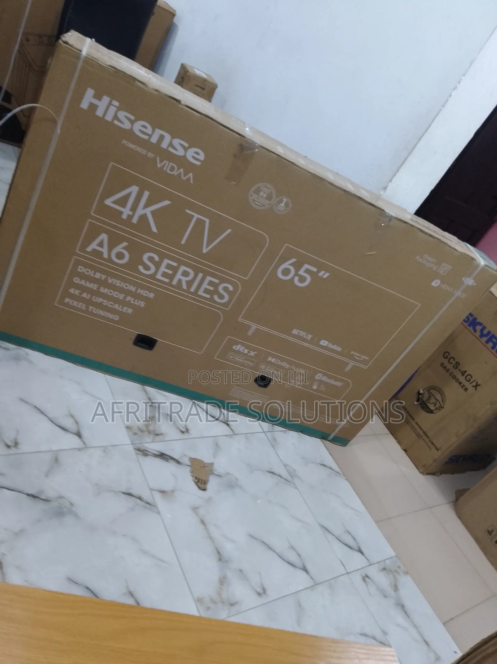 Hisense 65" Uhd Smart Tv- Netflix, Prime Video