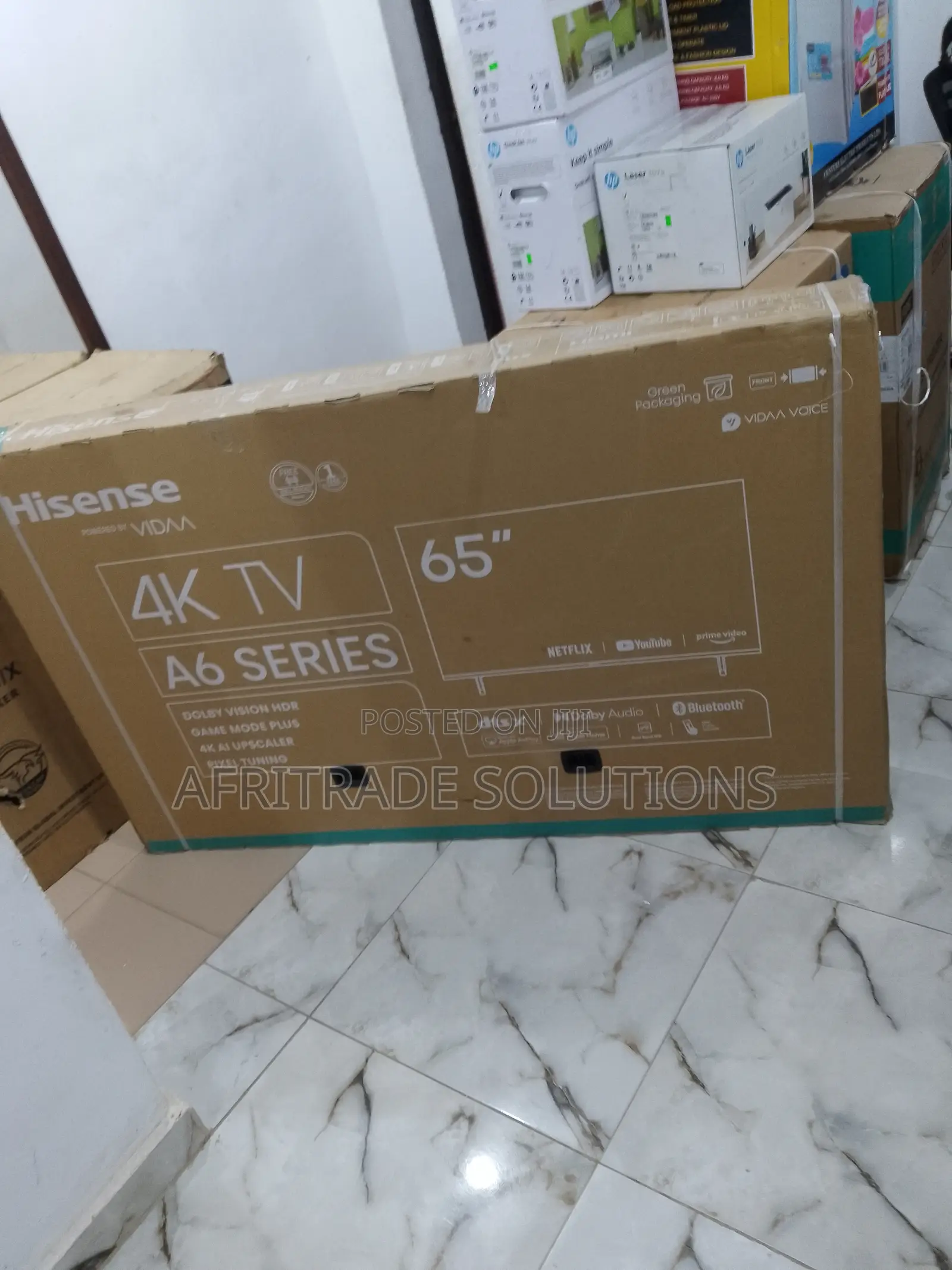Hisense 65" Uhd Smart TV With Vidaa OS