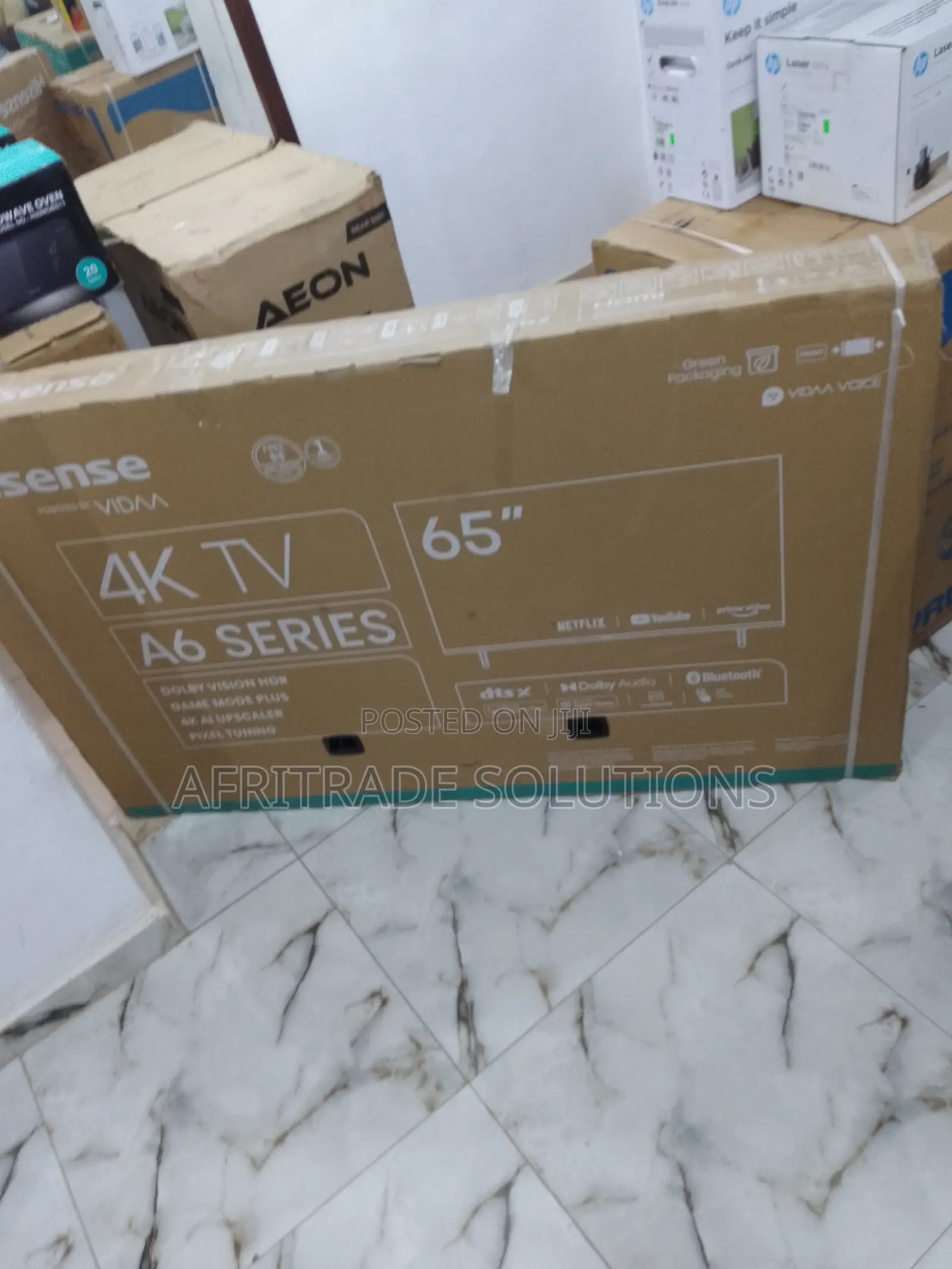 BRAND NEW 65 Inches Hisense A6series Smart TV