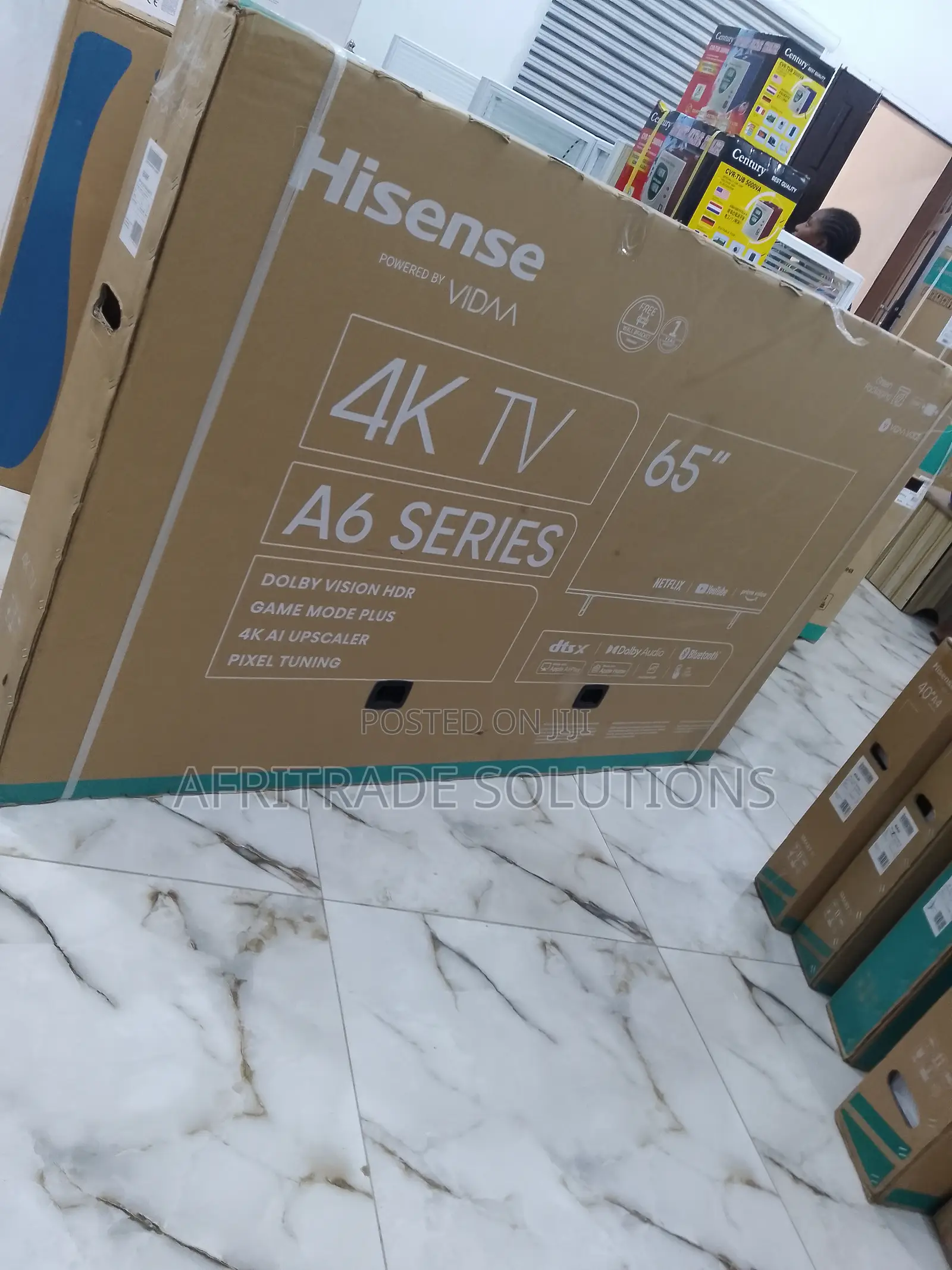 Durable 65 Inches Hisense A6series Smart TV