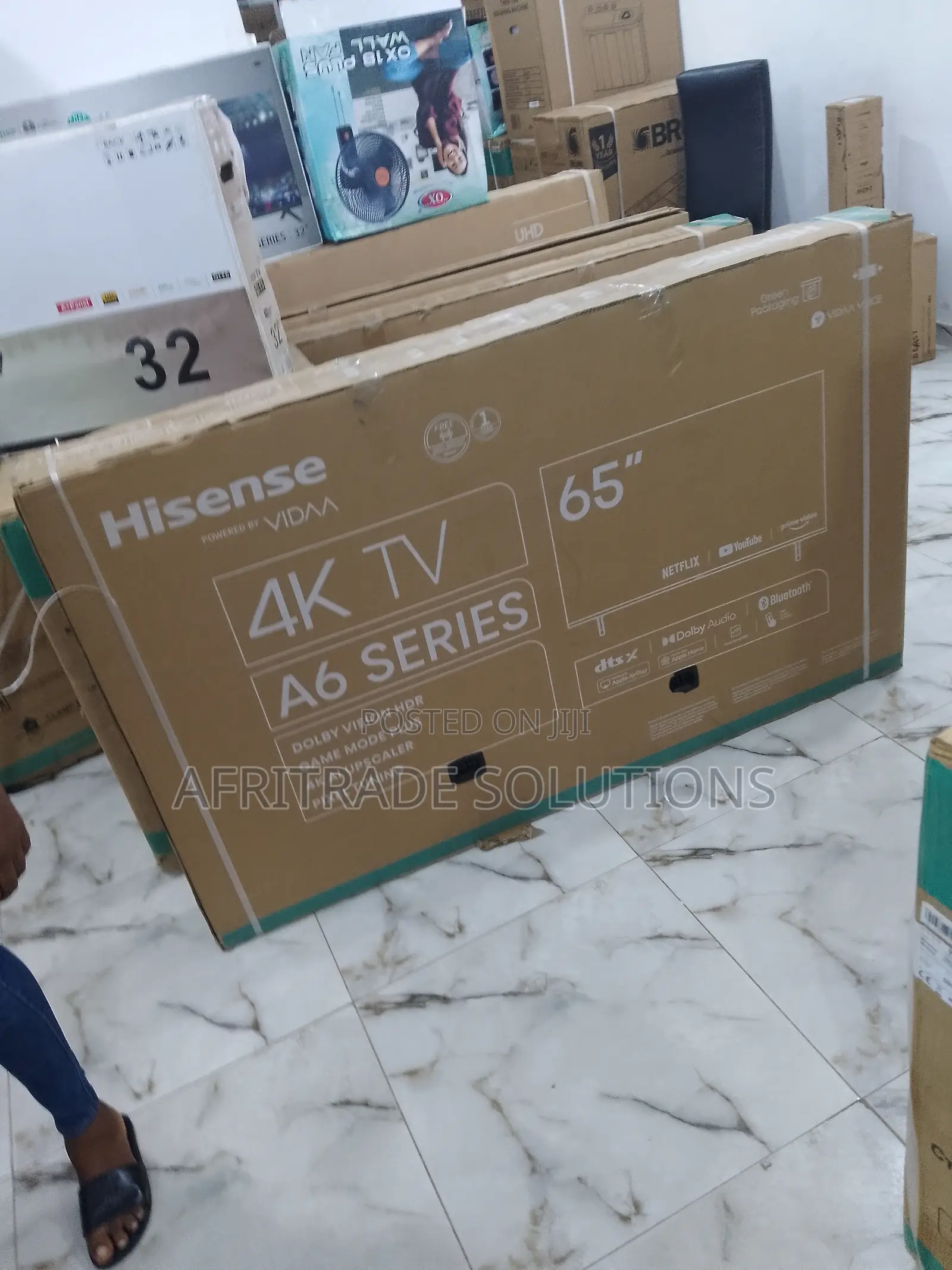 Durable 65 Inches Hisense A6series Smart TV