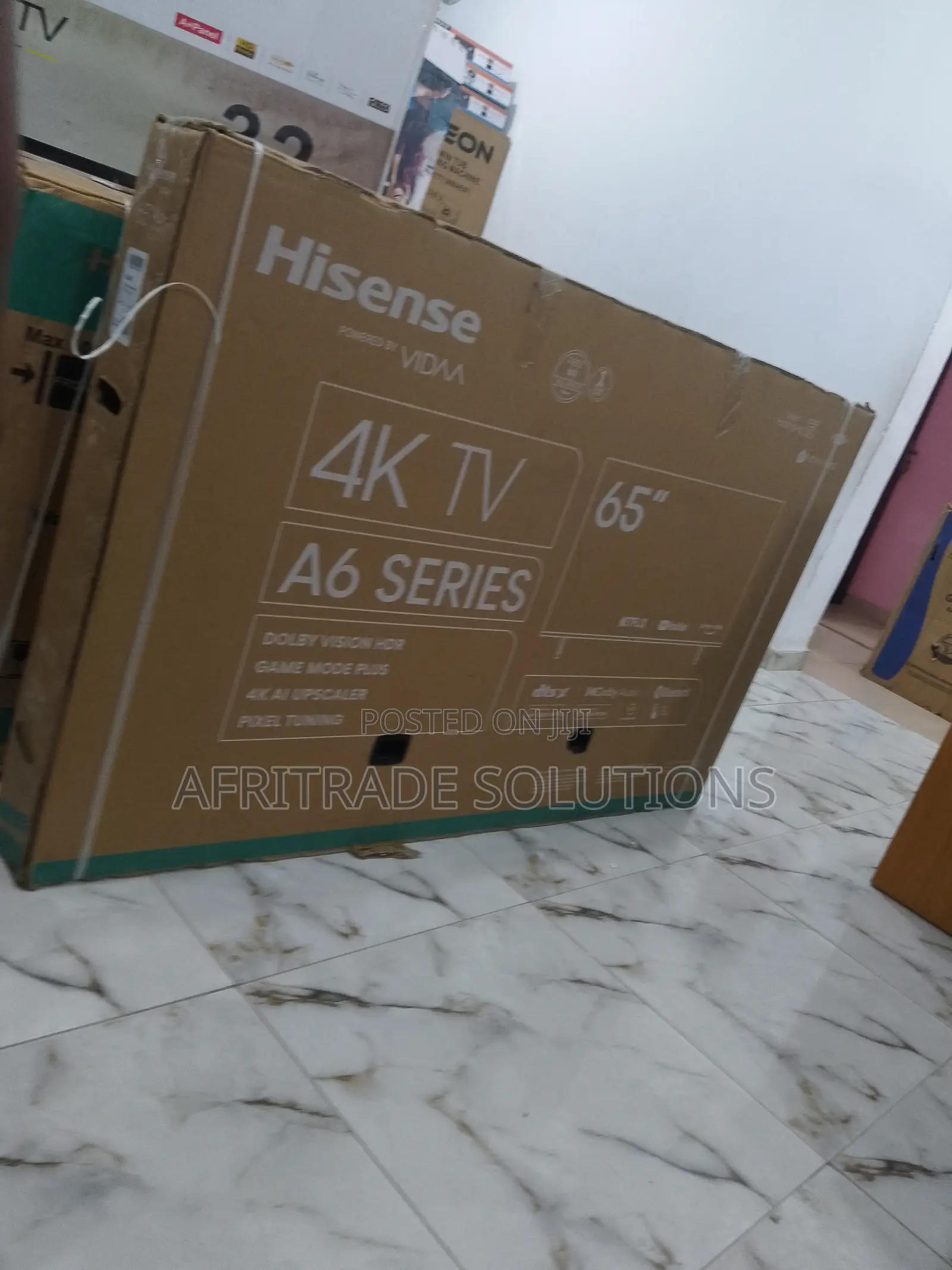 65 Inches Hisense A6series Smart TV + Vidaa Os