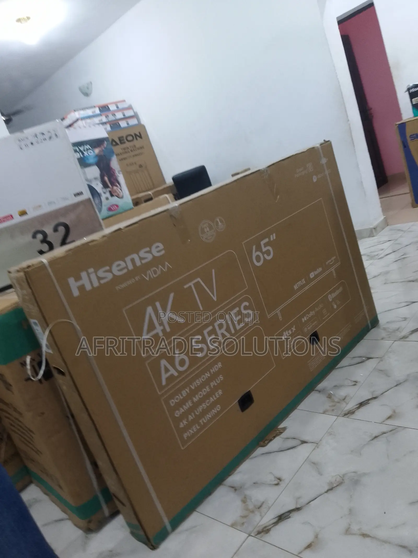 65 Inches Hisense A6series Smart TV + Vidaa Os