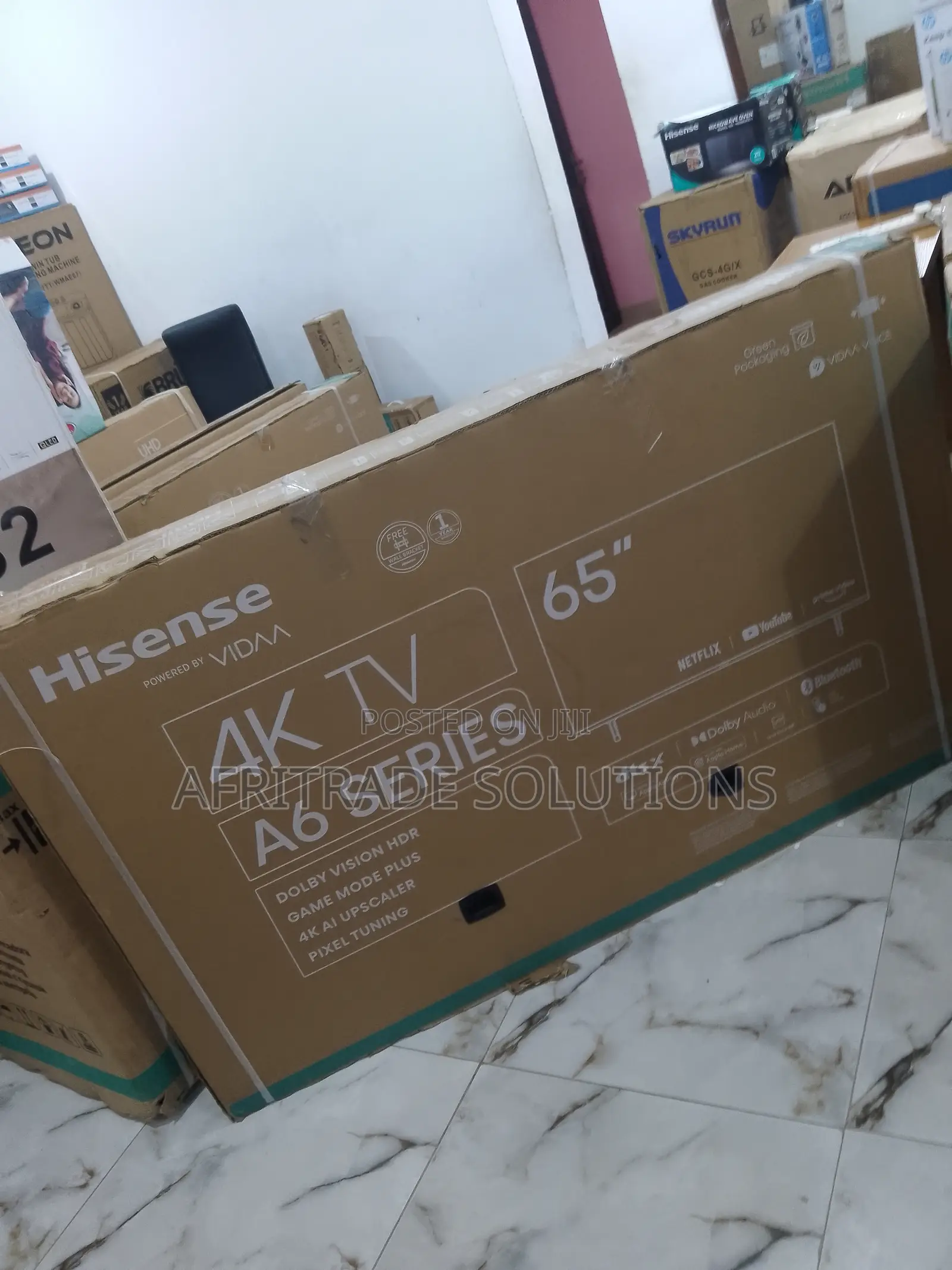 65 Inches Hisense A6series Uhd Smart TV