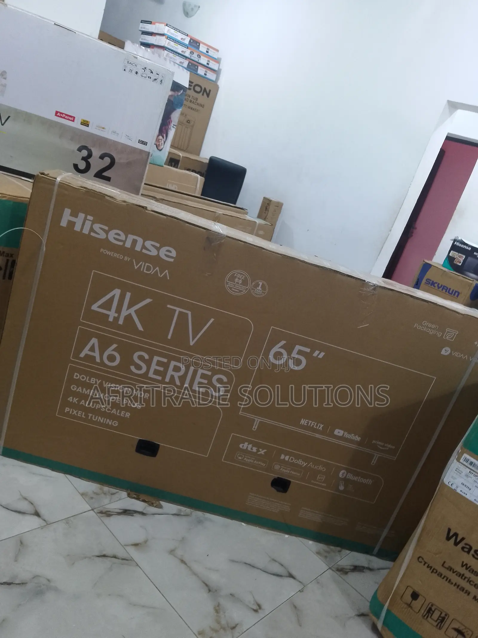 65 Inches Hisense A6series Uhd Smart TV