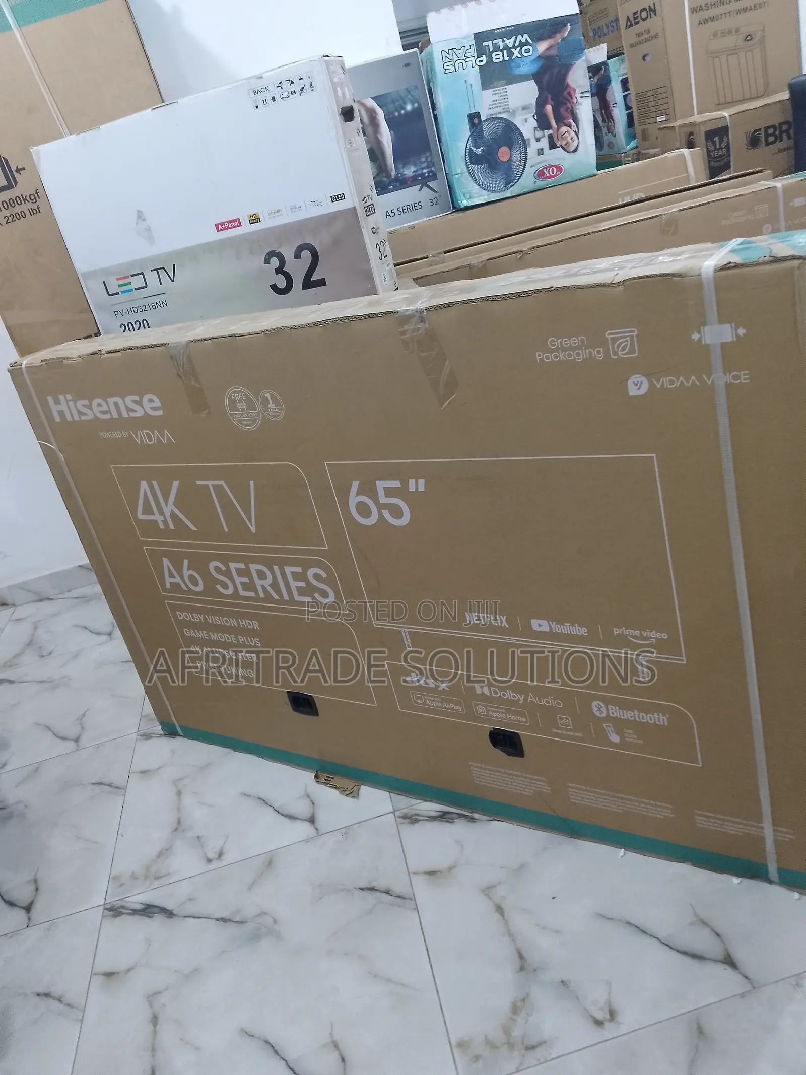 65 Inches Hisense A6series Smart TV With Clear Visuals