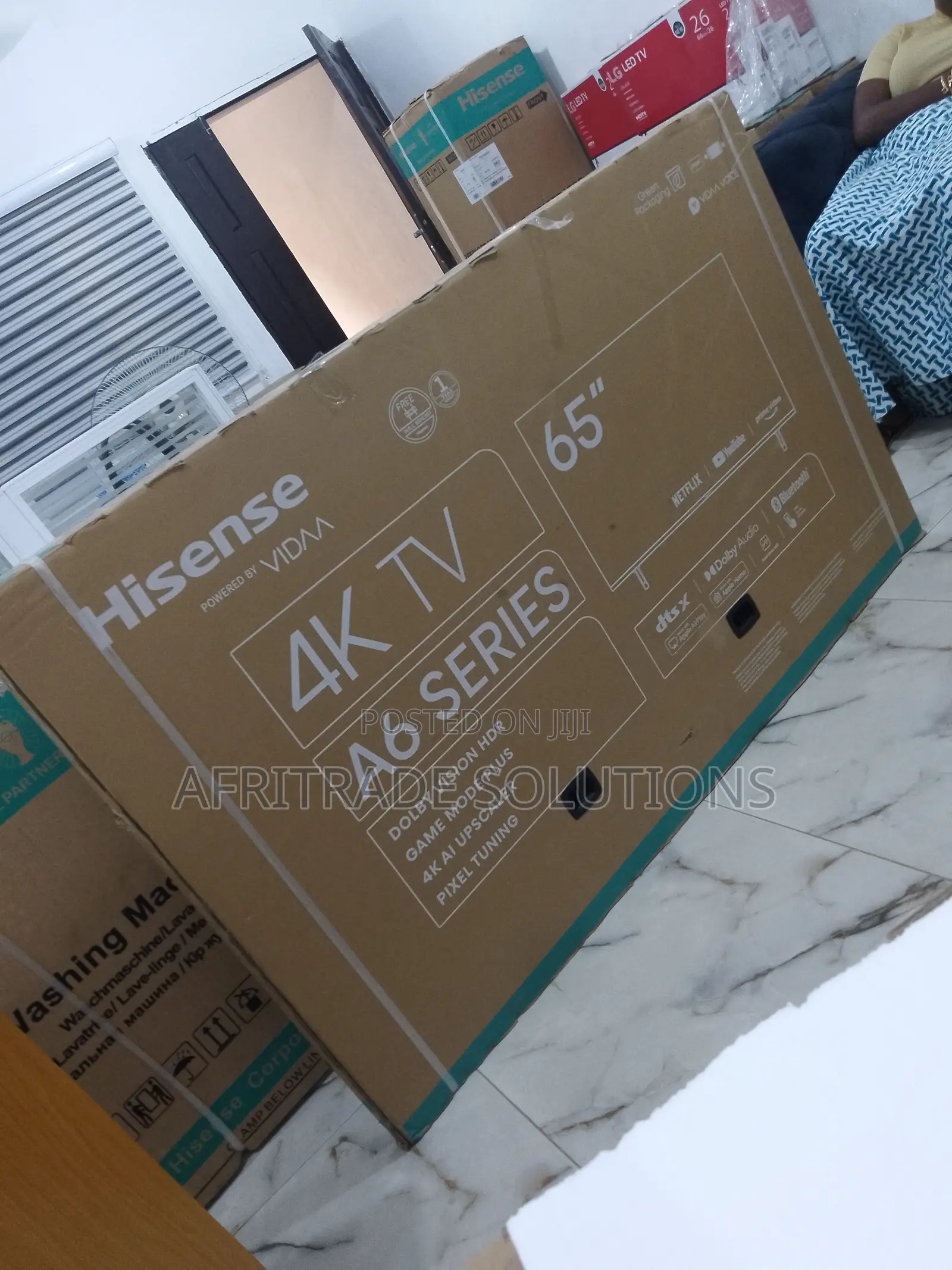 Hisense Smart Tv 65" A6series With Premium Video Quality