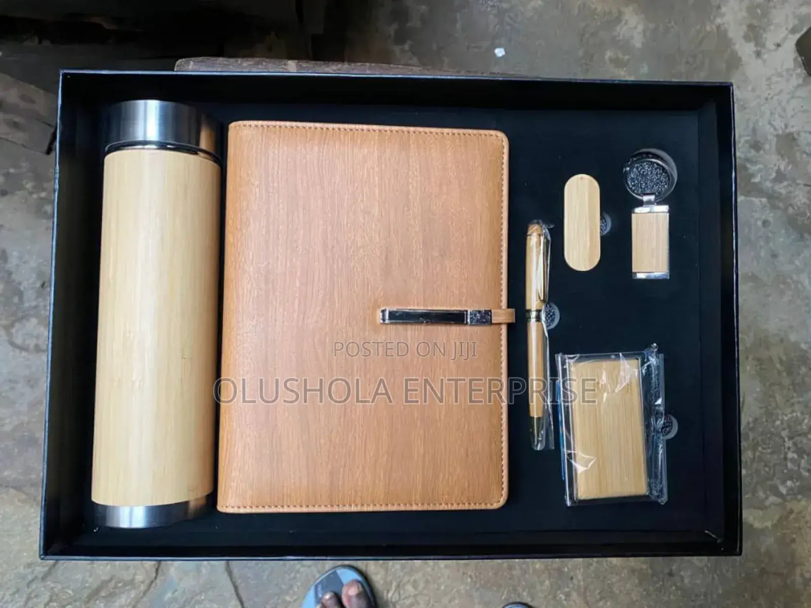 Wooden 6in1 Executive Gift Set