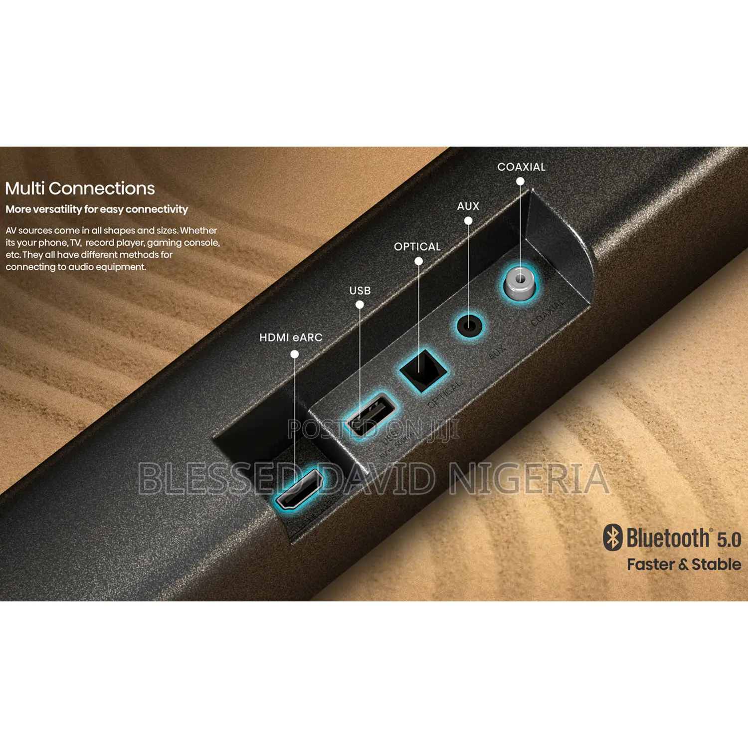 Hisense AX3100G 3.1ch 280W Soundbar With Wireless Subwoofer