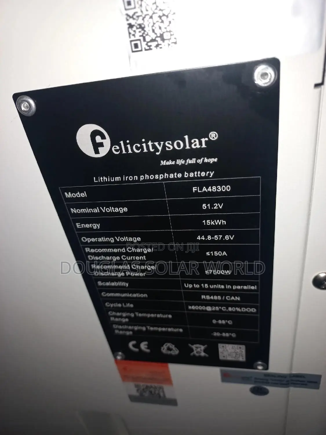 15kwh Felicity Lithium Battery