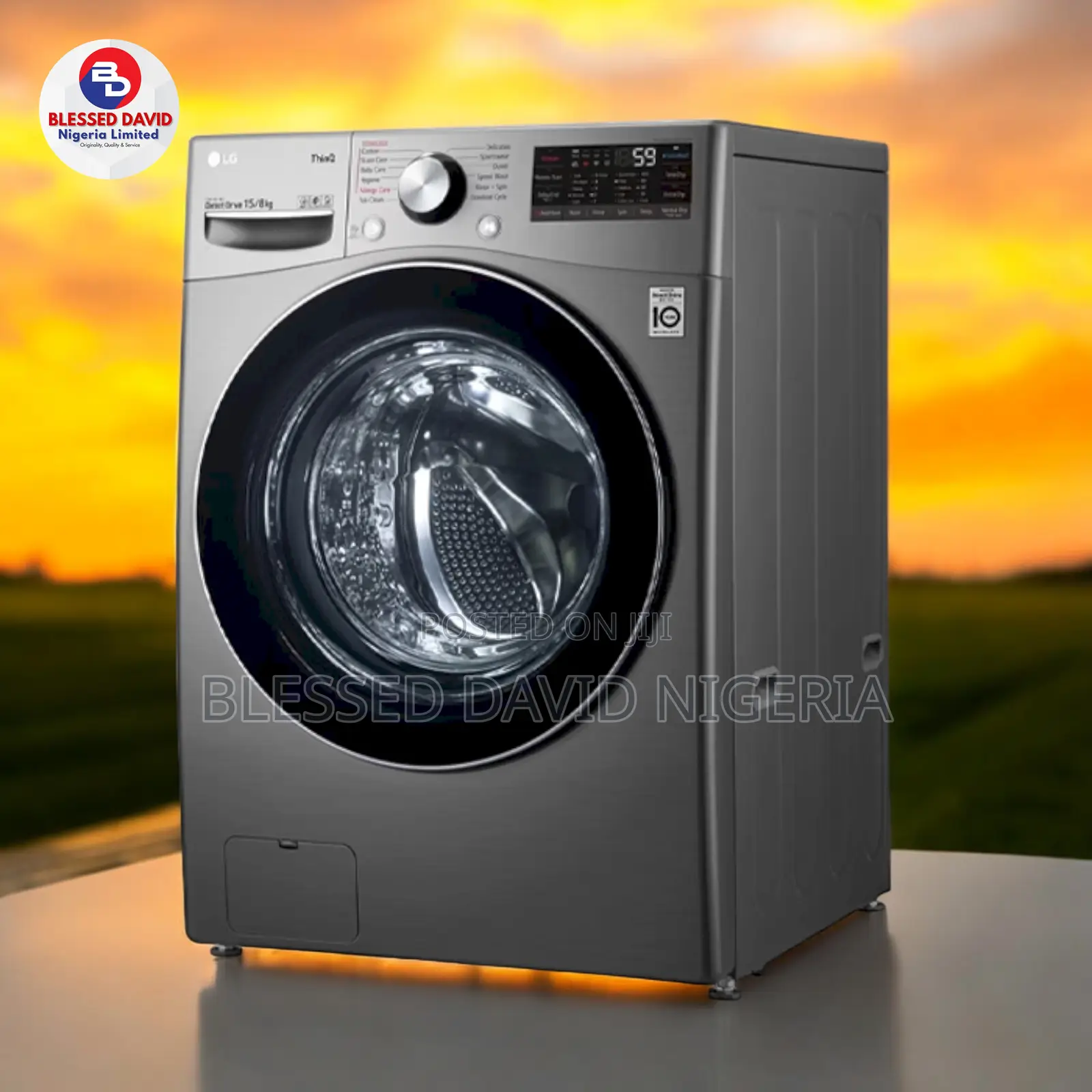 LG F0L9DGP2S 15/8kg Front Load (Wash Dry) Washing Machine