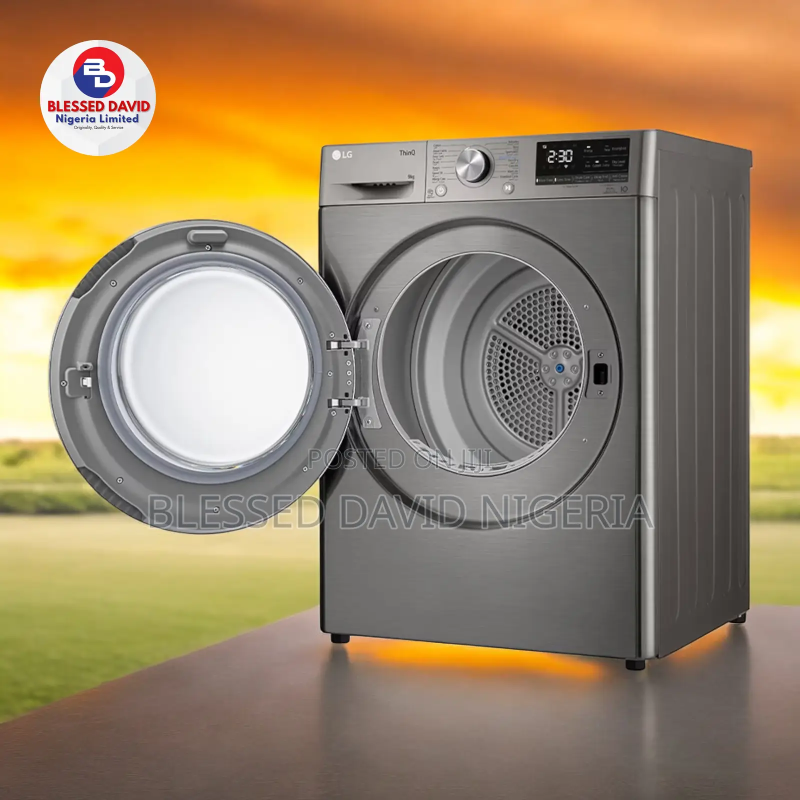 LG Dryer 9 KG Dual Inverter Heat Pump - 90V9PV8N