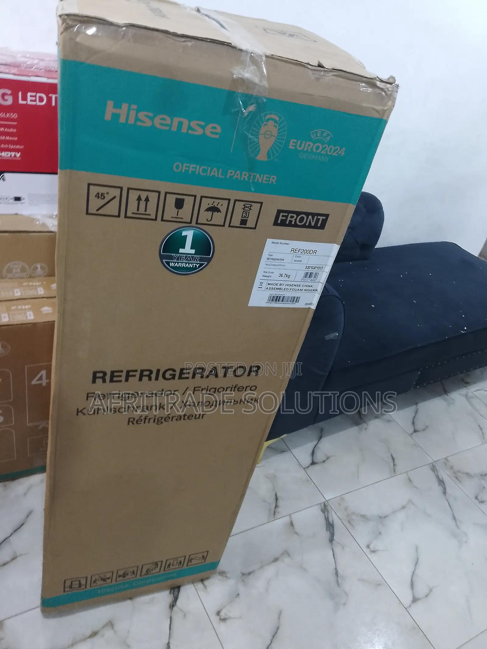 Hisense Ref200dr 154 Liters Capacity Refrigerator