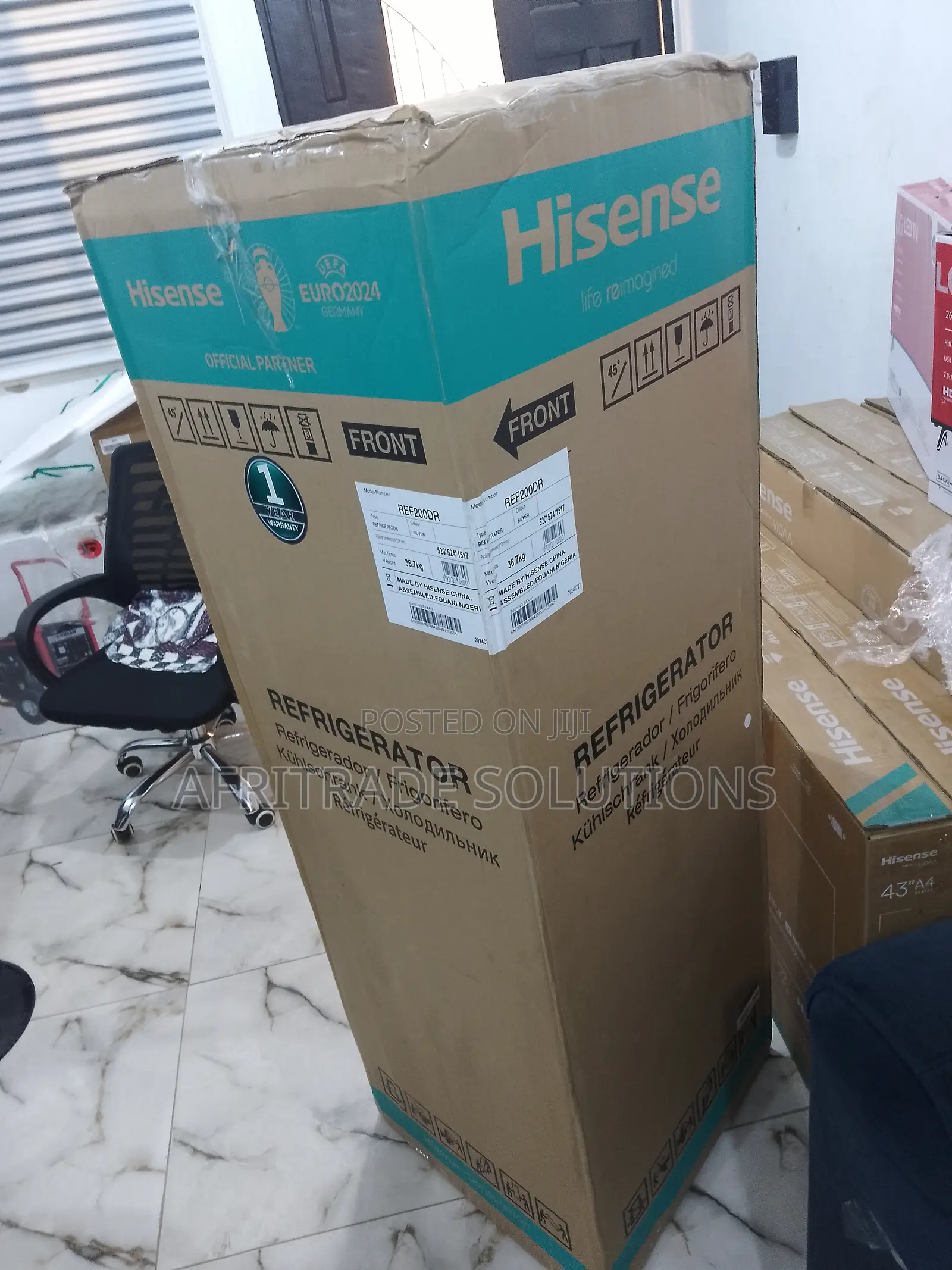 Hisense Ref200dr 154 Liters Refrigerator With 1 Yr Warranty