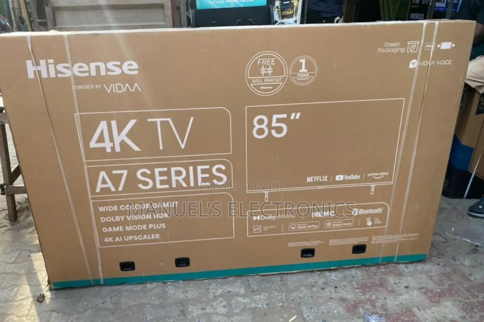 Hisense 85inche Smart Television With Warranty