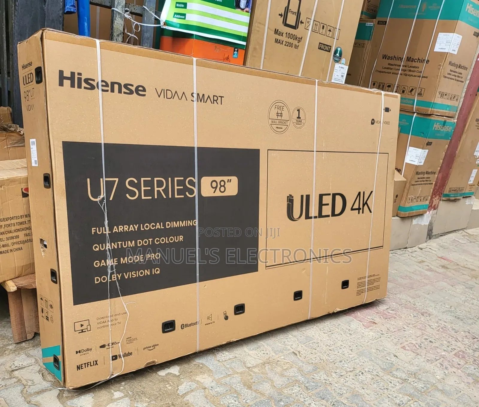 Hisense 98inche Smart Television With Warranty