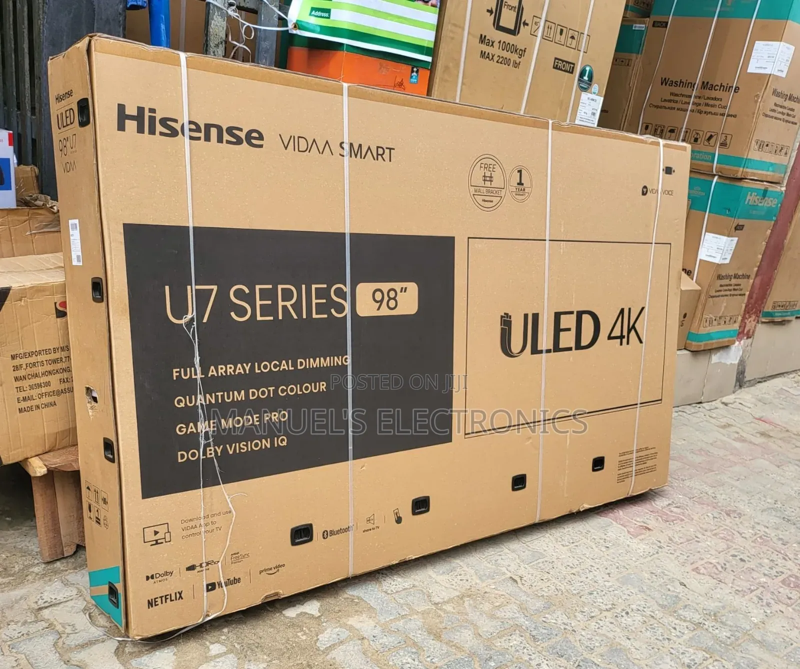 Hisense 98inche Smart Television With Warranty