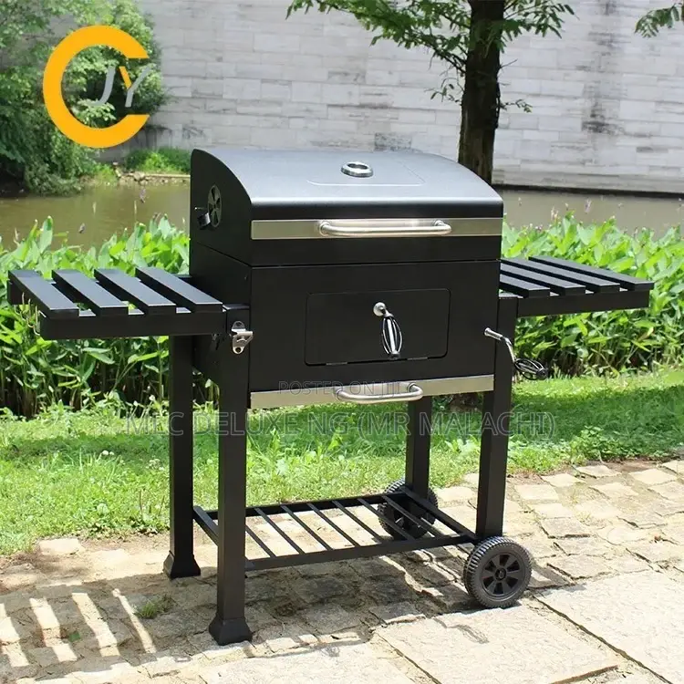 Outdoor Charcoal BBQ Grill (Adjustable Heat) Event BBQ Grill