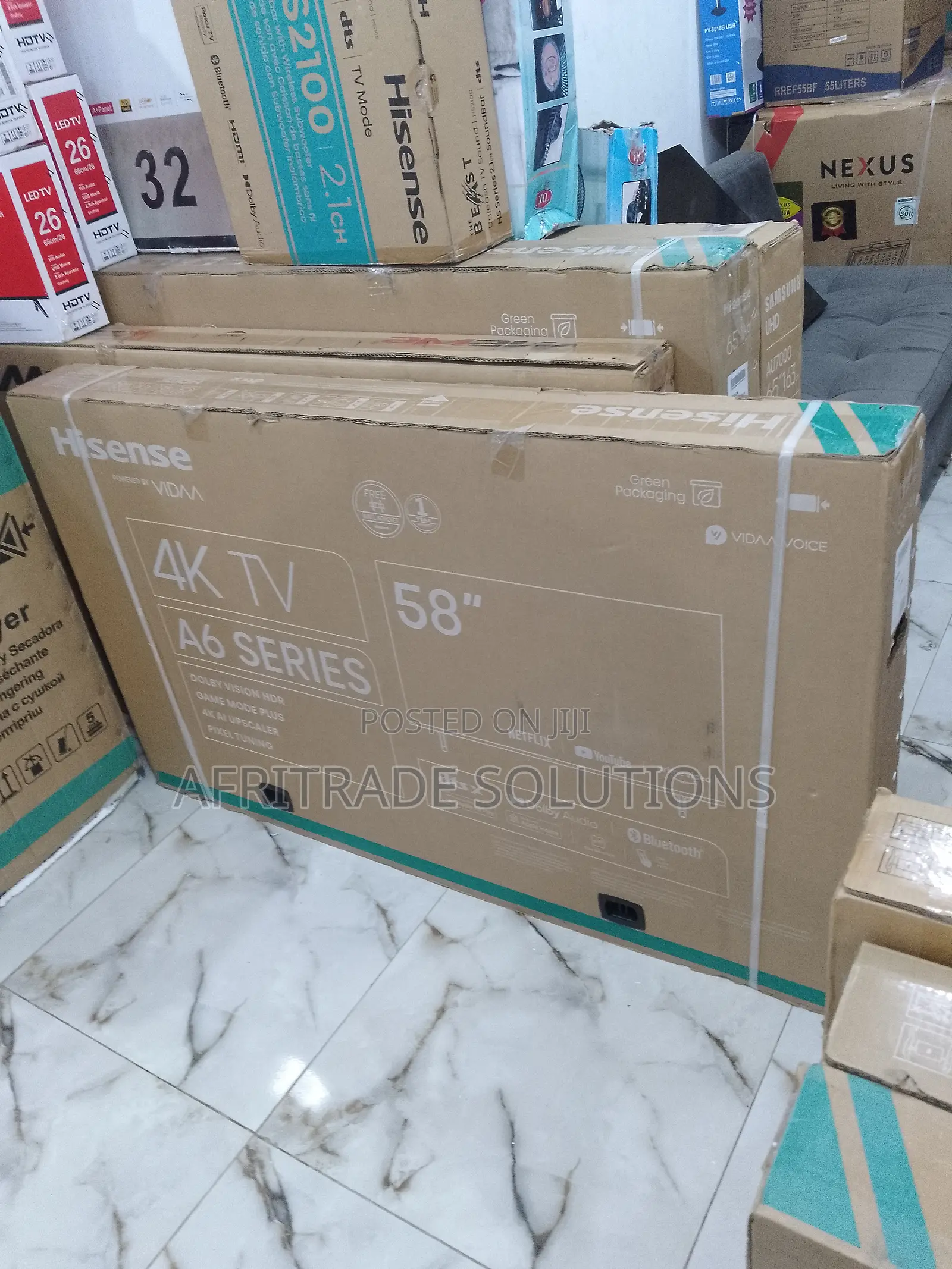 Brand New Hisense 58 Inches A6K Smart TV