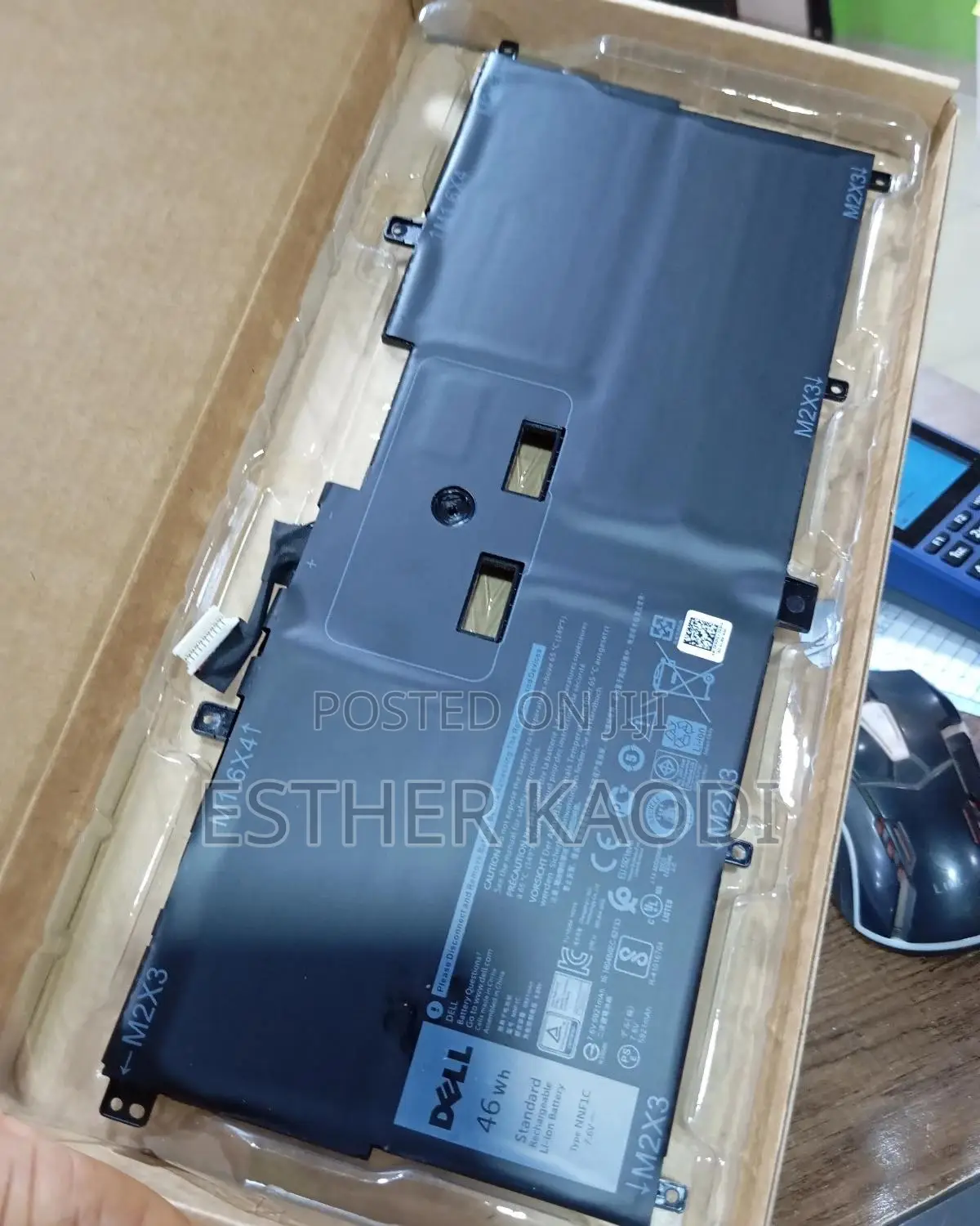 NEW 7.6V 46wh NNF1C Laptop Battery for Dell XPS 13 9365