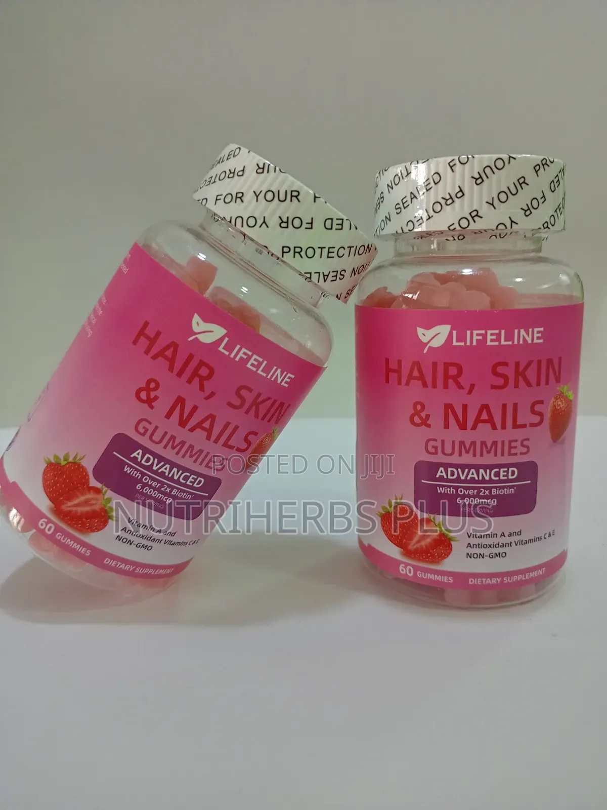 Lifeline Hair, Skin and Nail Gummies: Glow Skin Inside Out