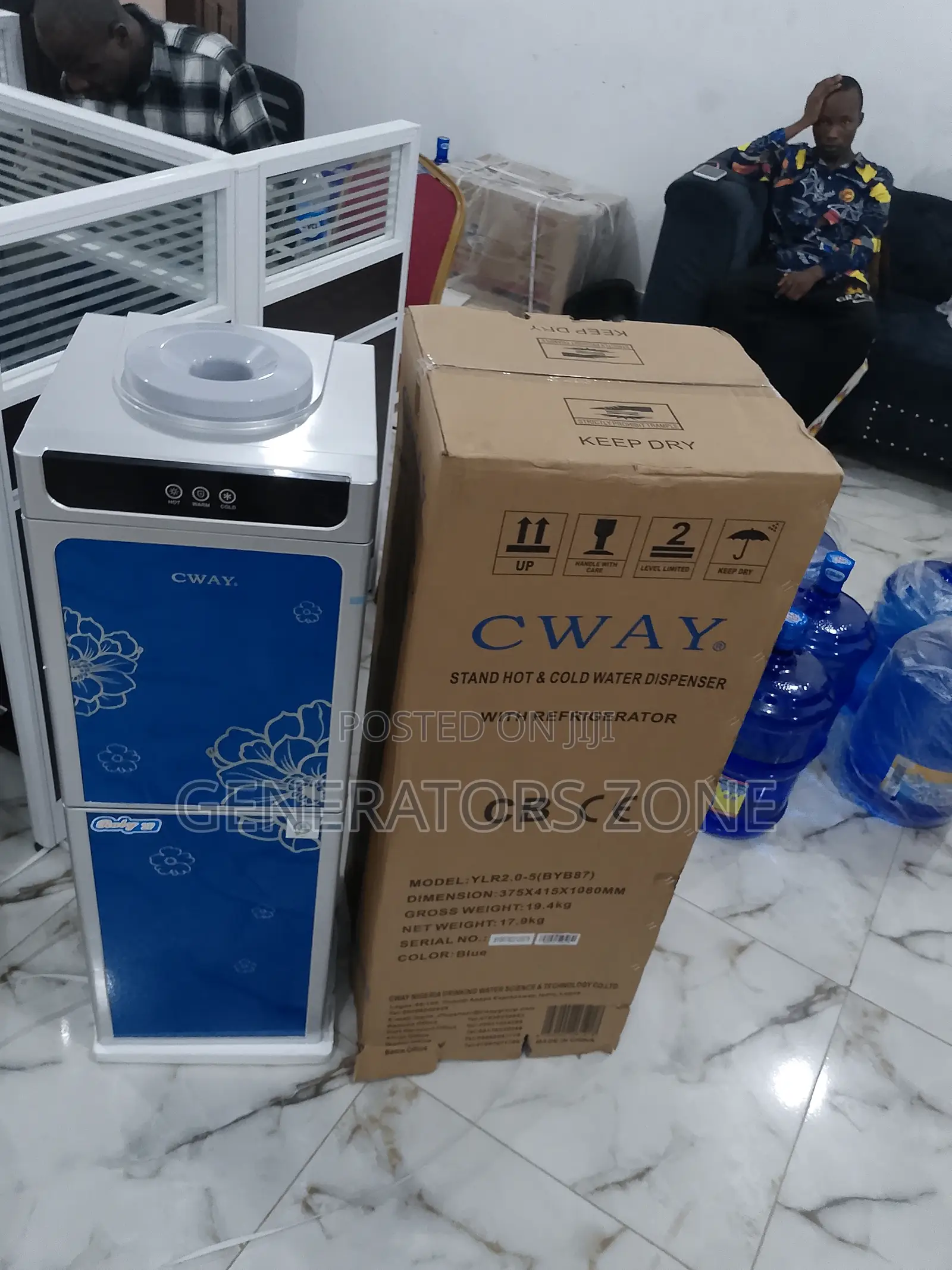 Trending Cway Water Dispenser Double Door With Refrigerator