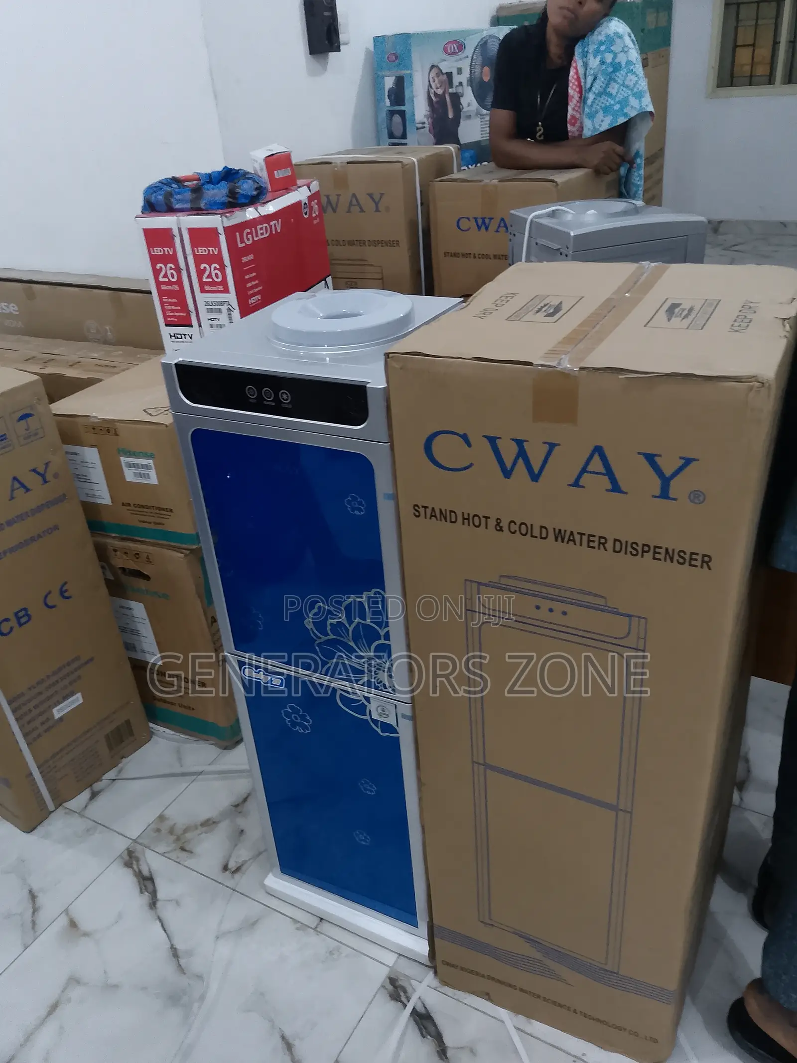 The Trending Cway Water Dispenser Double Door With Refrige