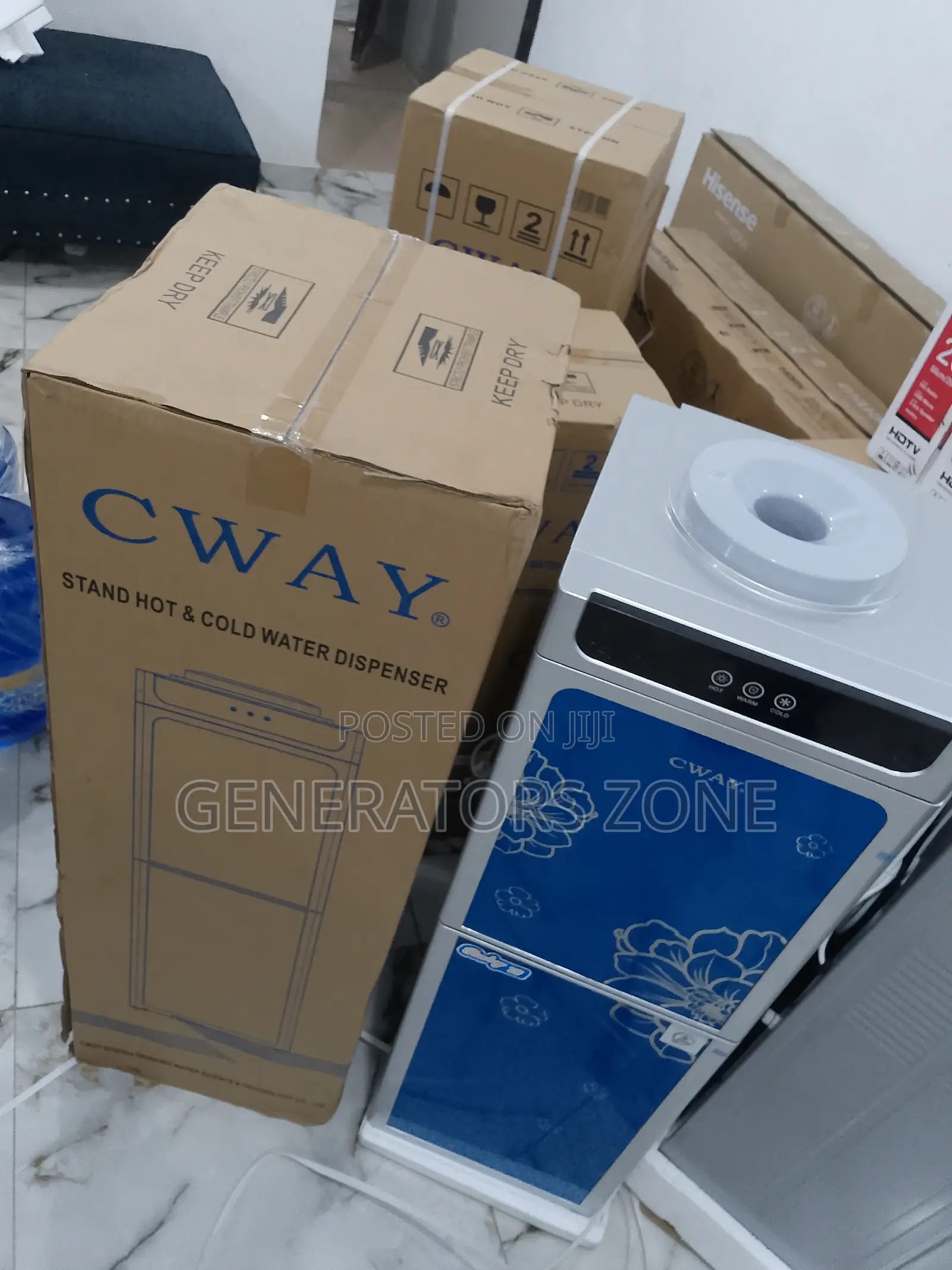 Original Cway Double Door Water Dispenser With Refrigerator
