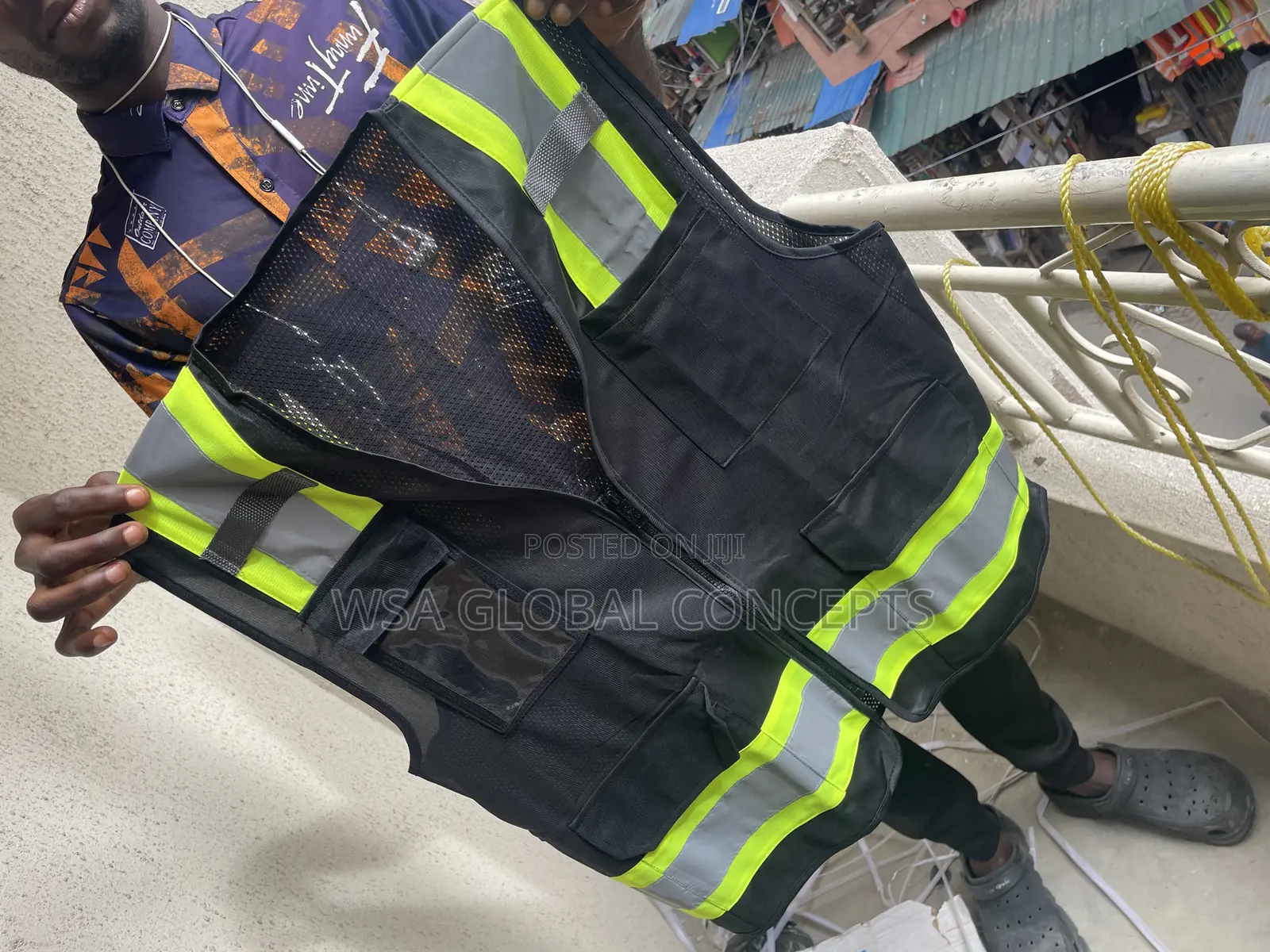 Black Executives Reflective Jacket