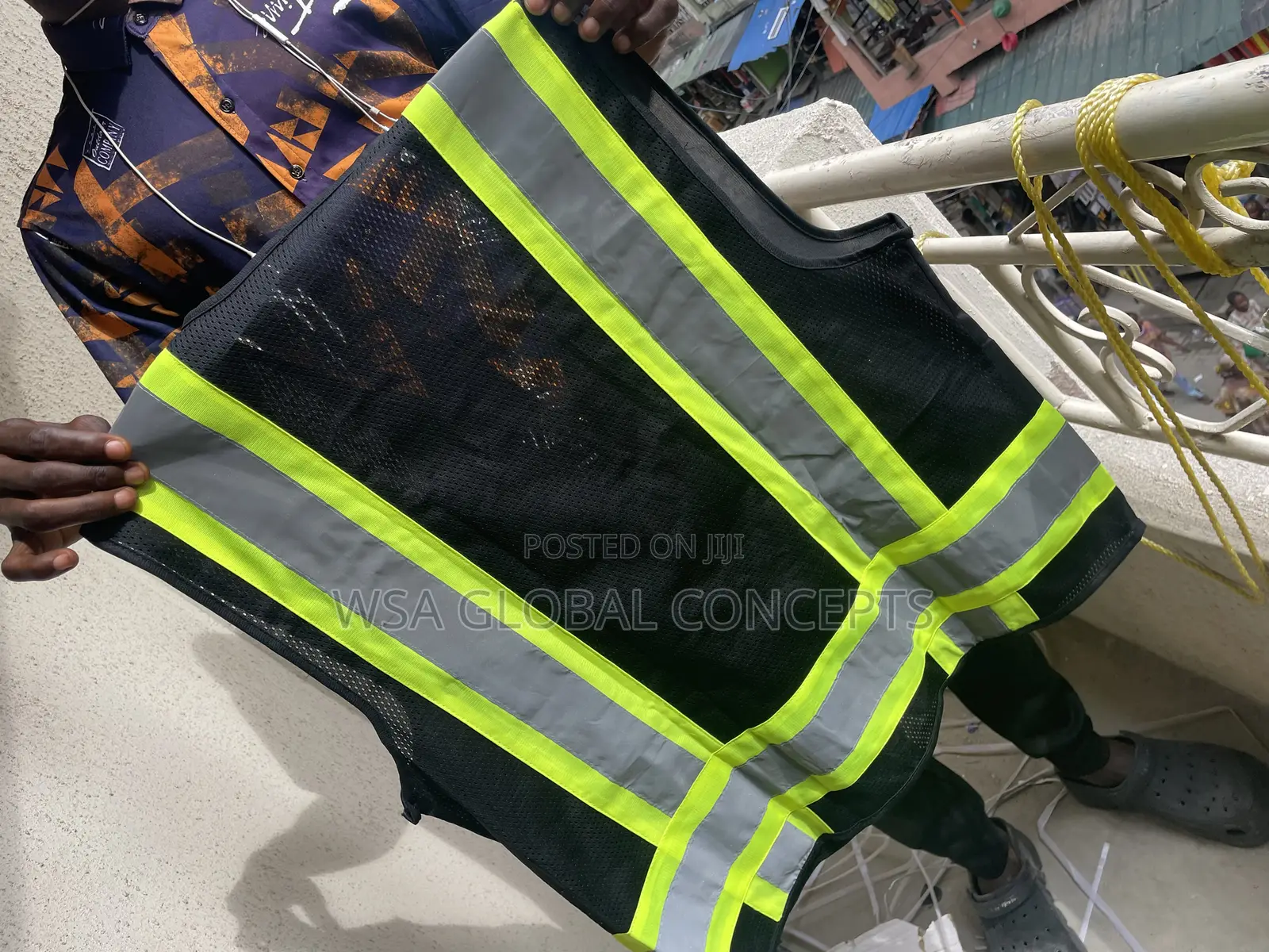 Black Executives Reflective Jacket
