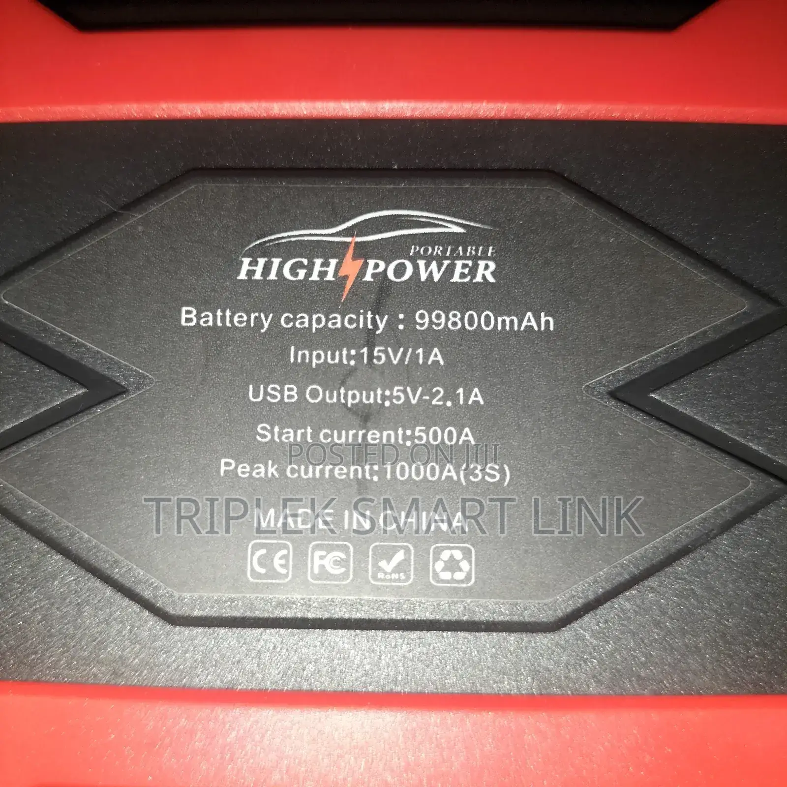 99800mah Power Bank Jumper And Tyre Inflator