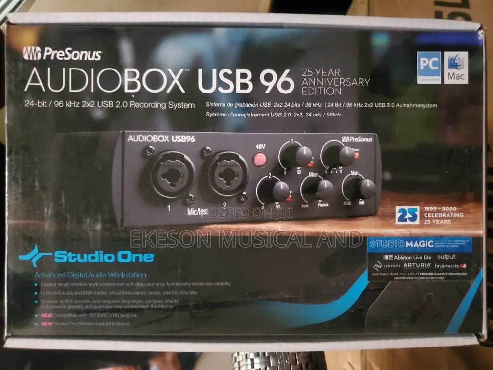 Presonus Audiobox Usb96 Sound Card